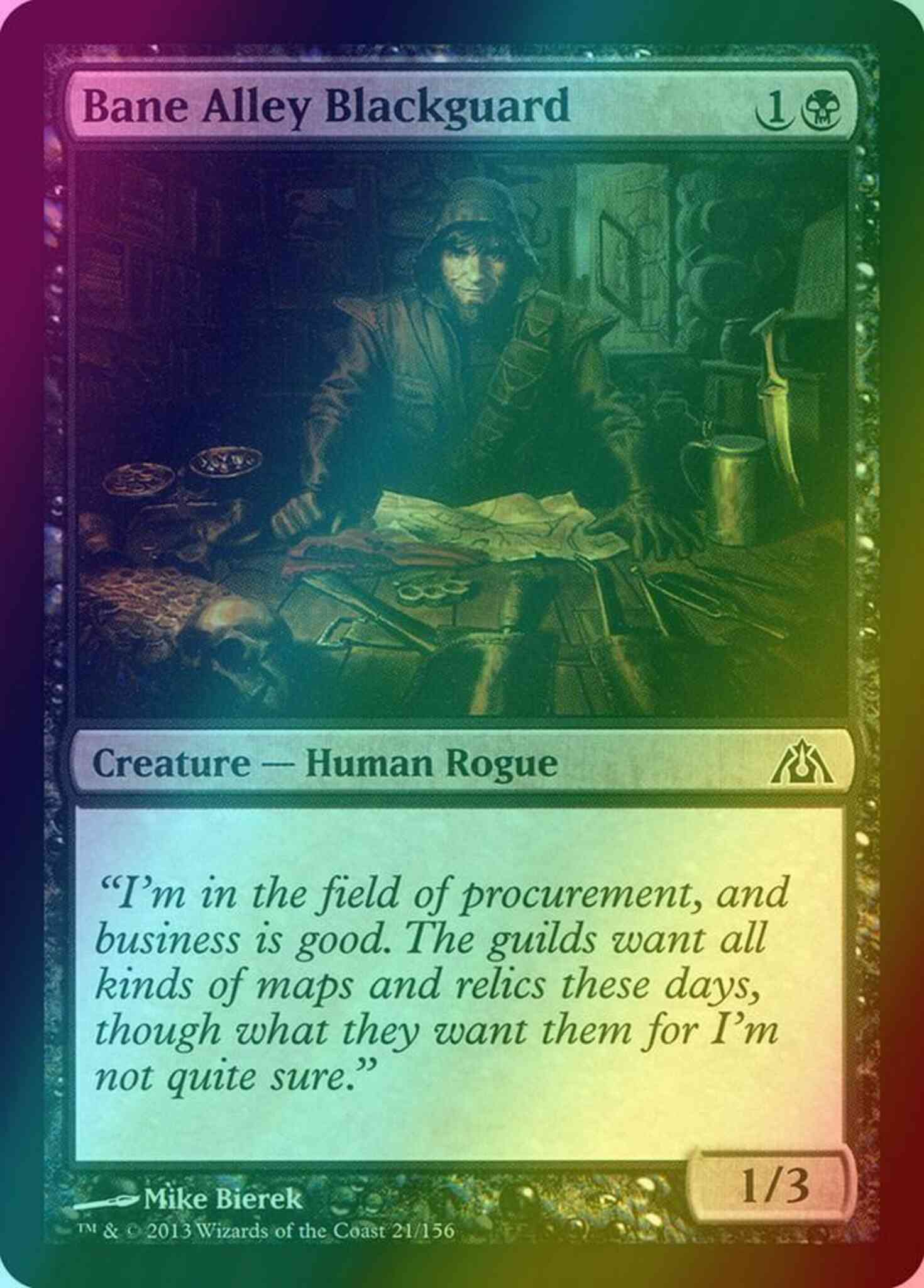 Magic Bane Alley Blackguard [21] [Dragon's Maze] [Foil]