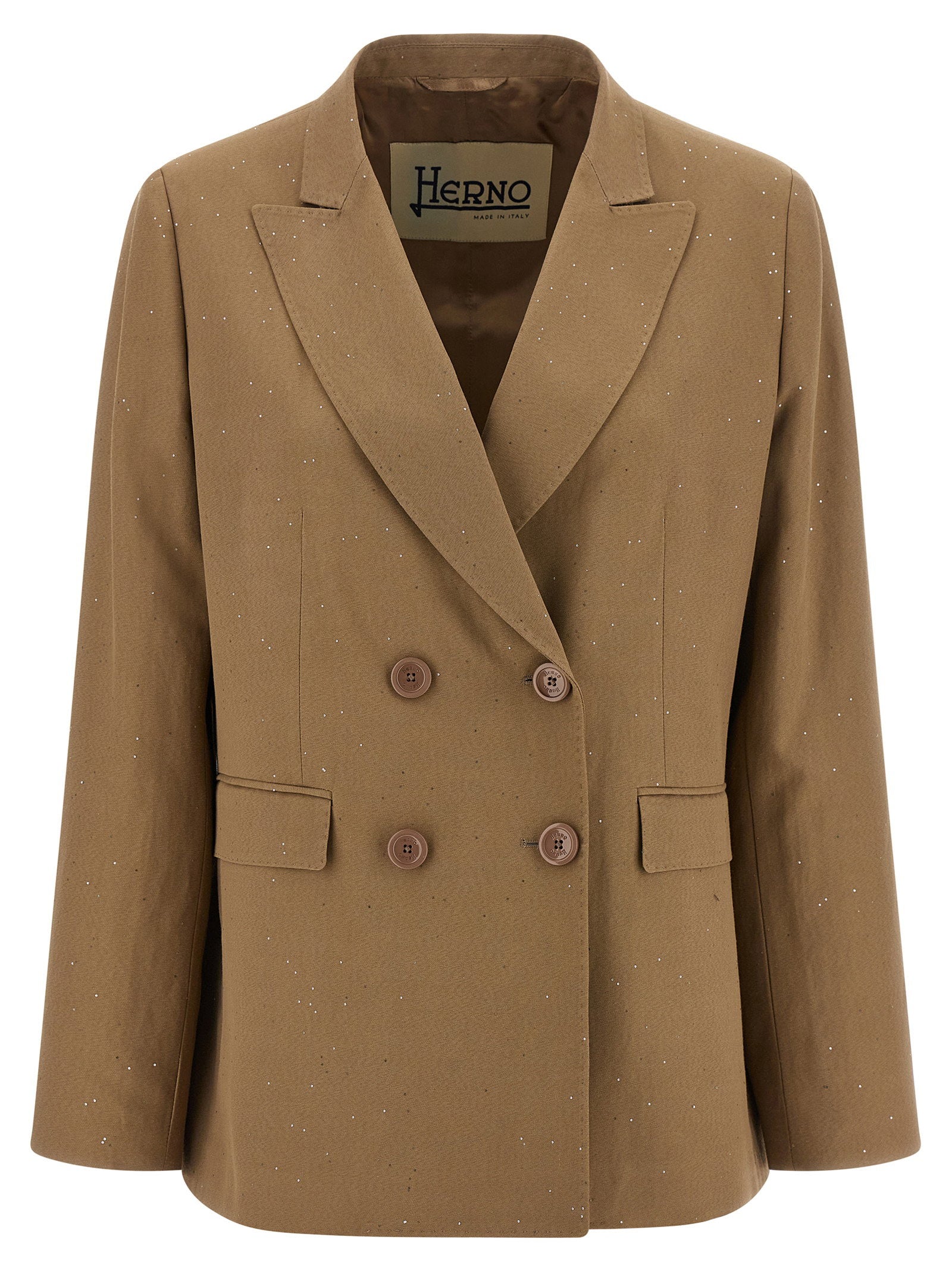 Herno Micro Sequin Blazer – 66% vi, 20% li, 14% pa