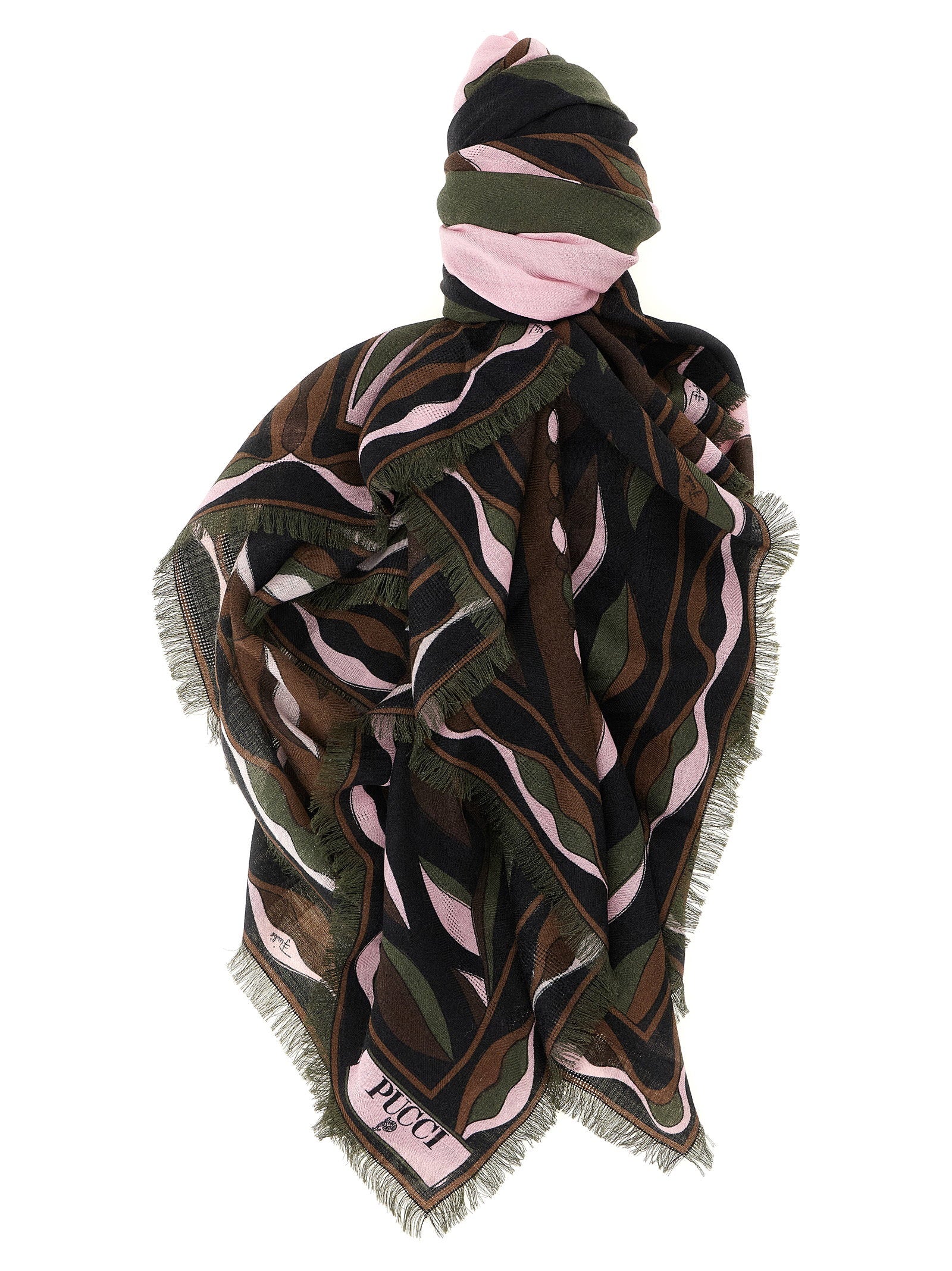 Emilio Pucci Pashmina Dune – 50% silk, 50% wool