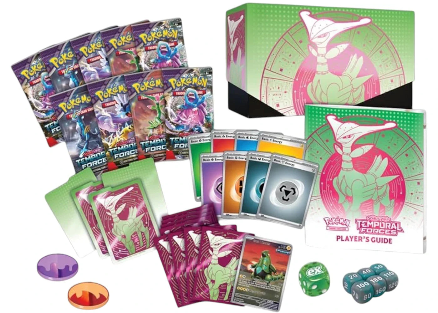 2024 Pokémon Scarlet & Violet Temporal Forces (Iron Leaves) Elite Trainer Box - view 2