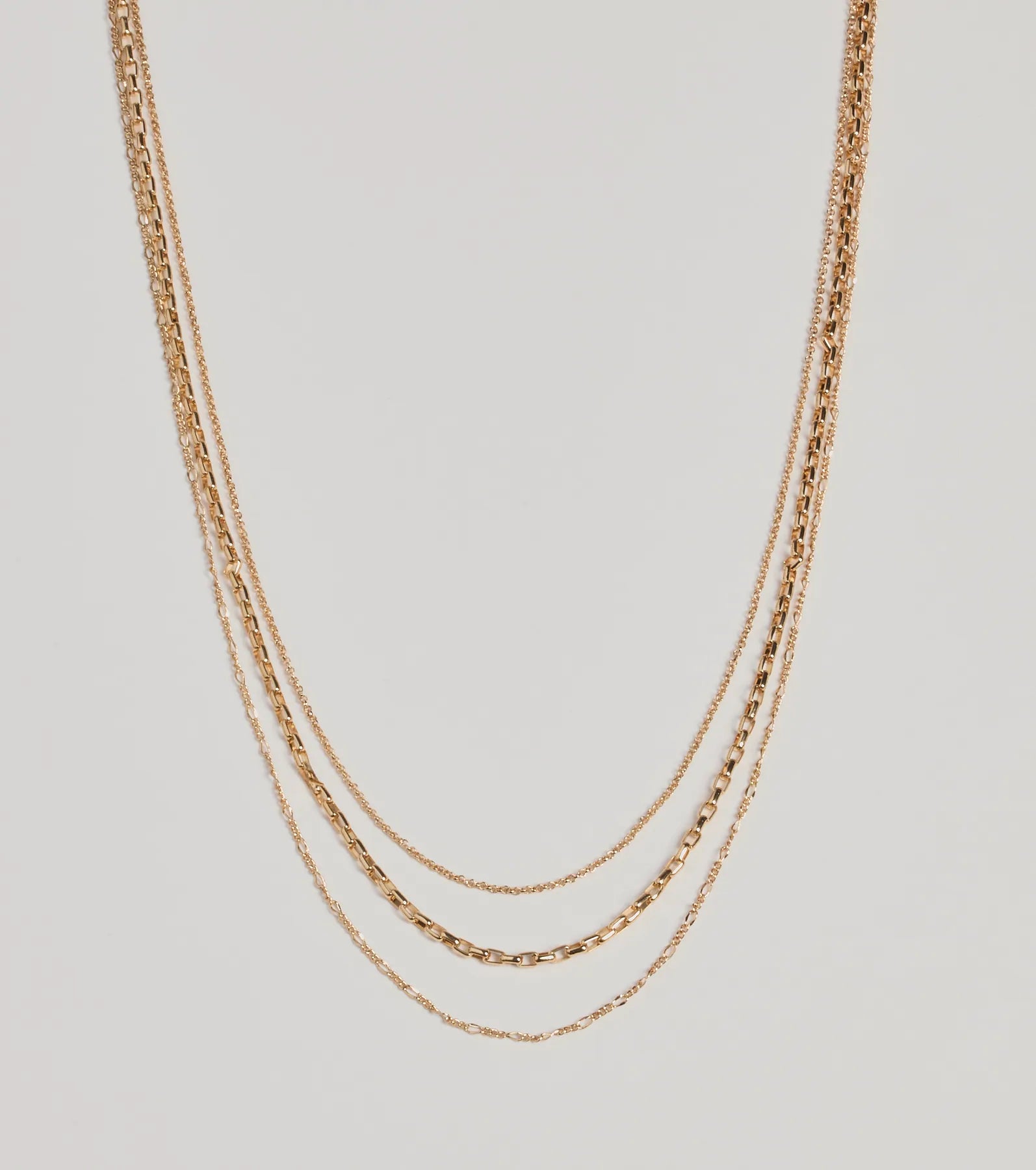 Windsor Timeless Charm Layered Chain Necklace