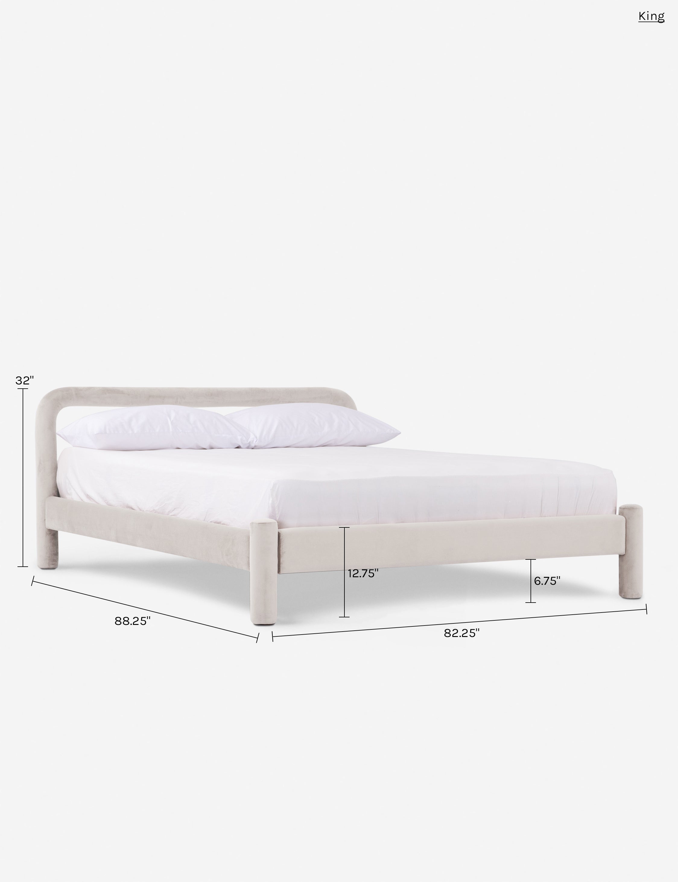Lulu and Georgia Temi Platform Bed by Sun at Six - view 47