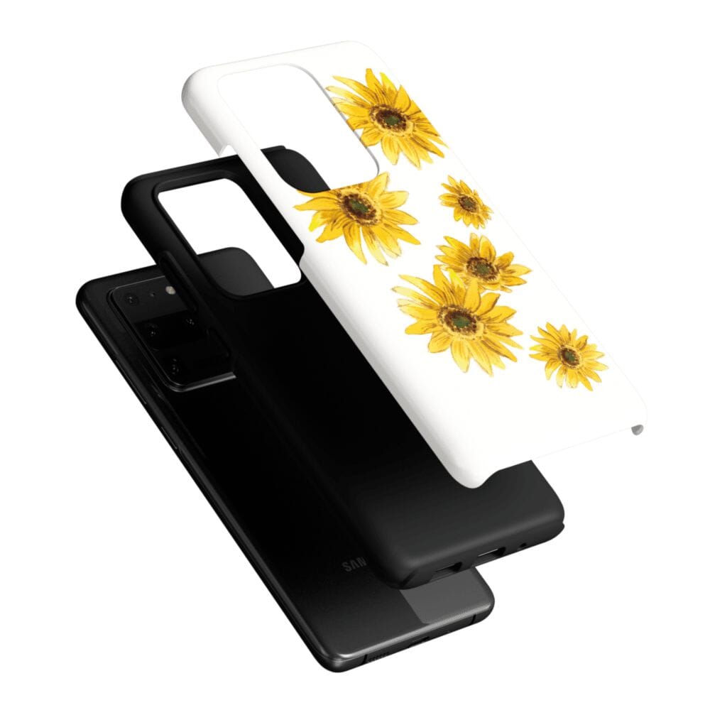 Casetry Golden Garden | Yellow Sunflower Floral Samsung Case - view 37