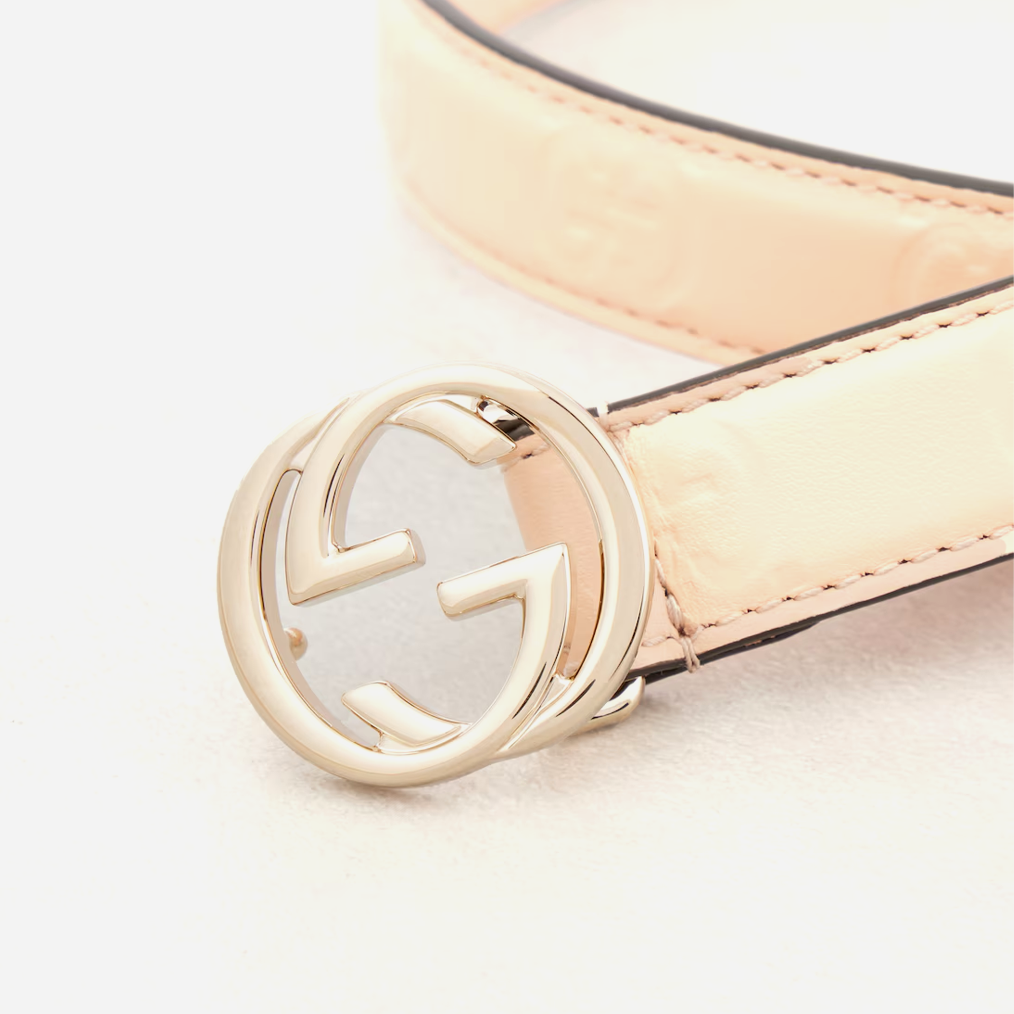 Gucci Interlocking G leather belt - view 2