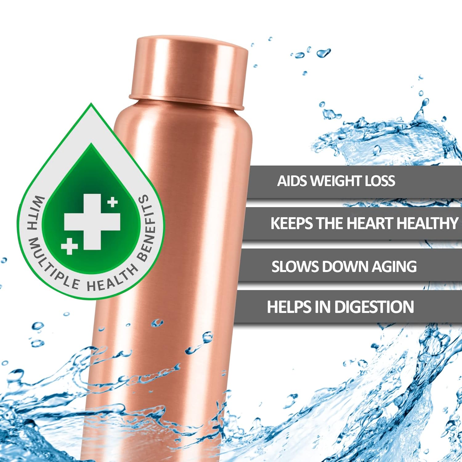Milton Copper Aqua 1000 Water Bottle | 1 Pc - view 3
