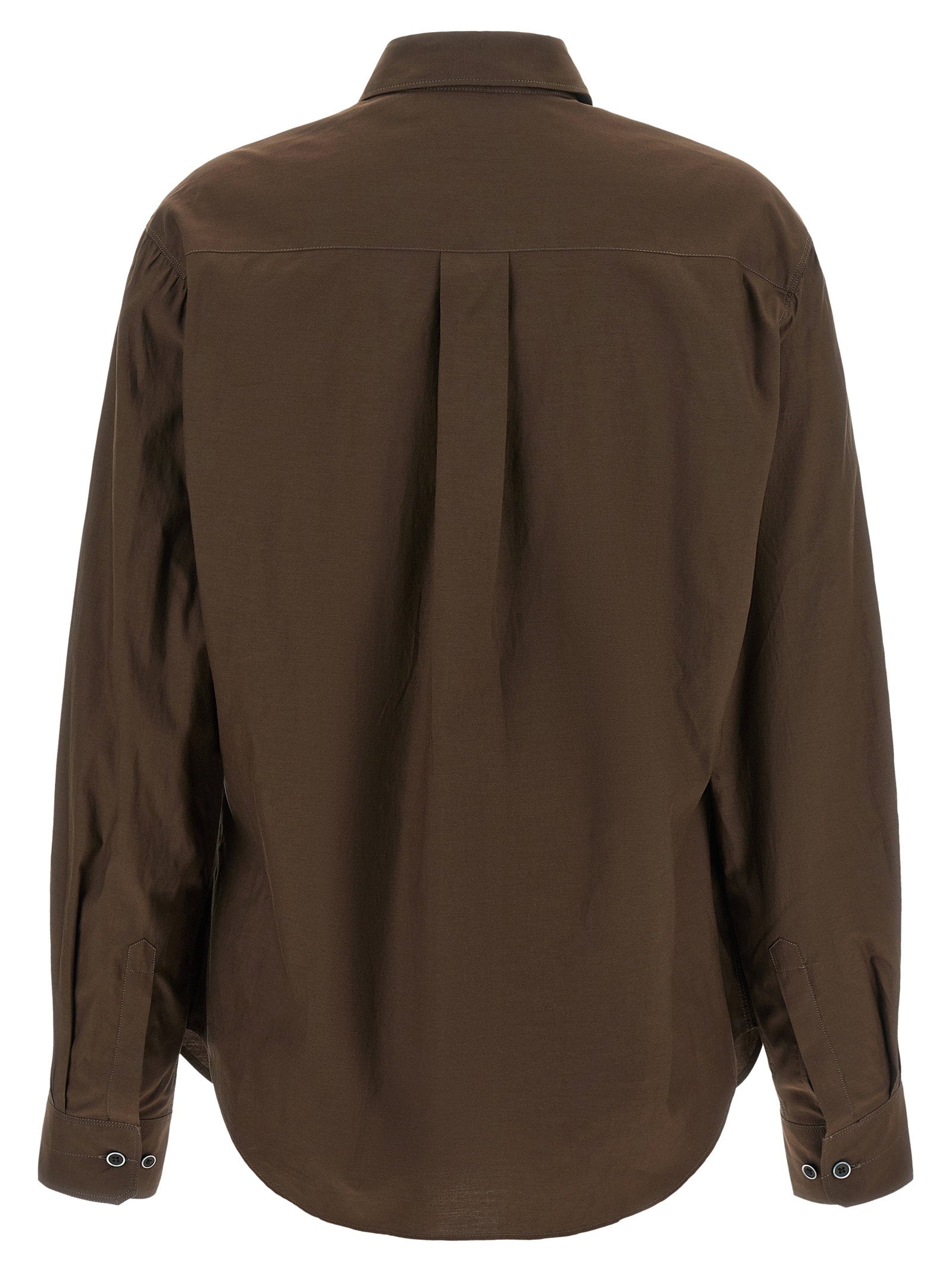 Lemaire Pointed Collar Shirt – 80% cotton, 20% silk - view 2
