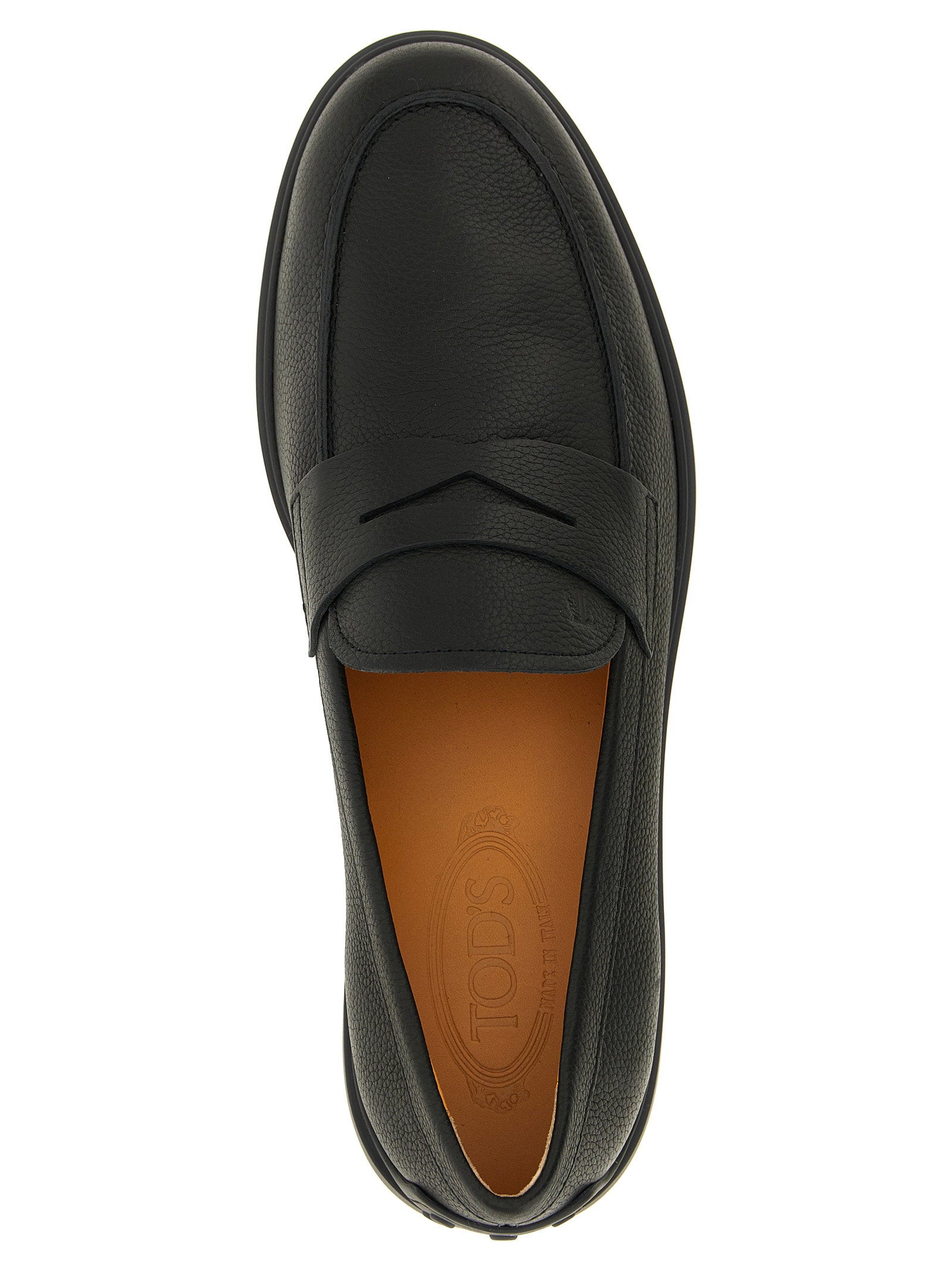 Tod's Hammered Leather Loafers - view 4
