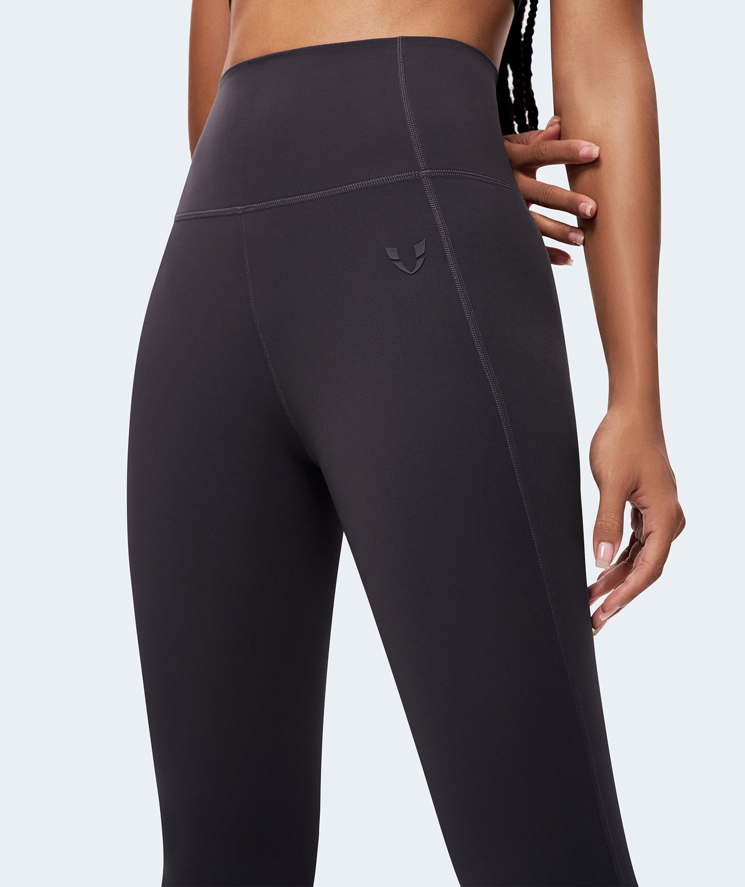 FIRM ABS Nakedfeel High Waisted Leggings - Tephra Gray - view 3