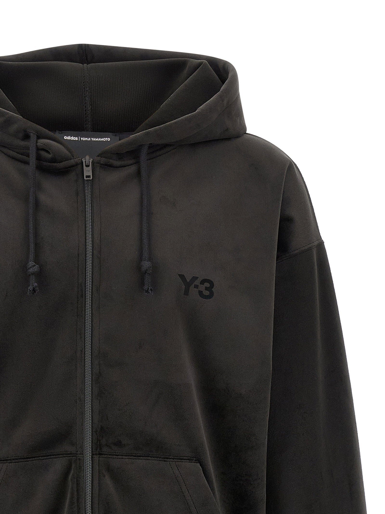 Y-3 Velvet Sip Hd Sweatshirt - view 3