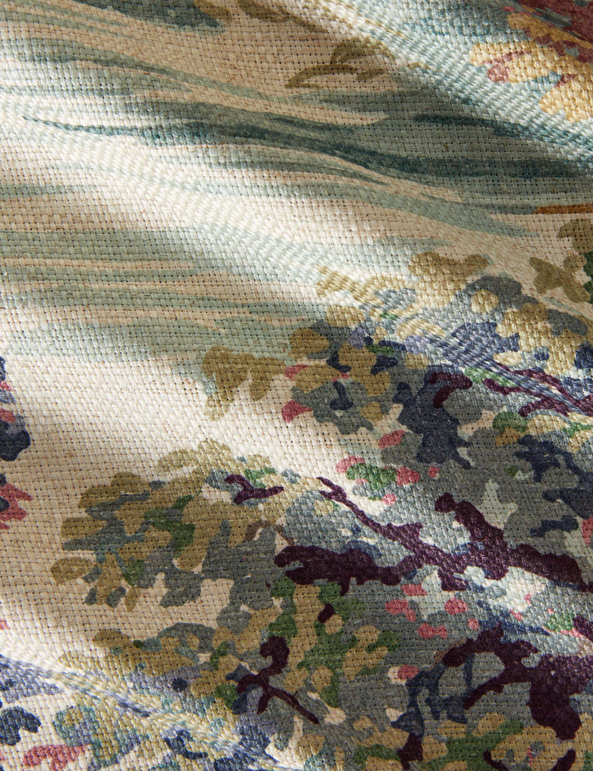 Lulu and Georgia Ancient Canopy Viscose Fabric by Morris & Co. - view 9