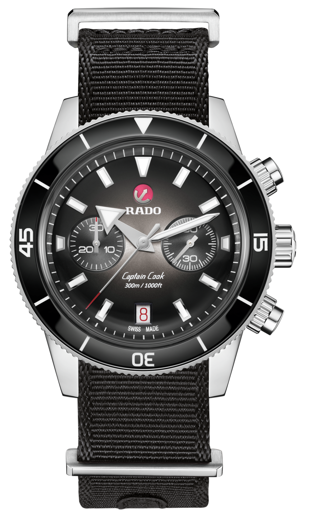 Rado Captain Cook Black Dial Men 43mm - view 2