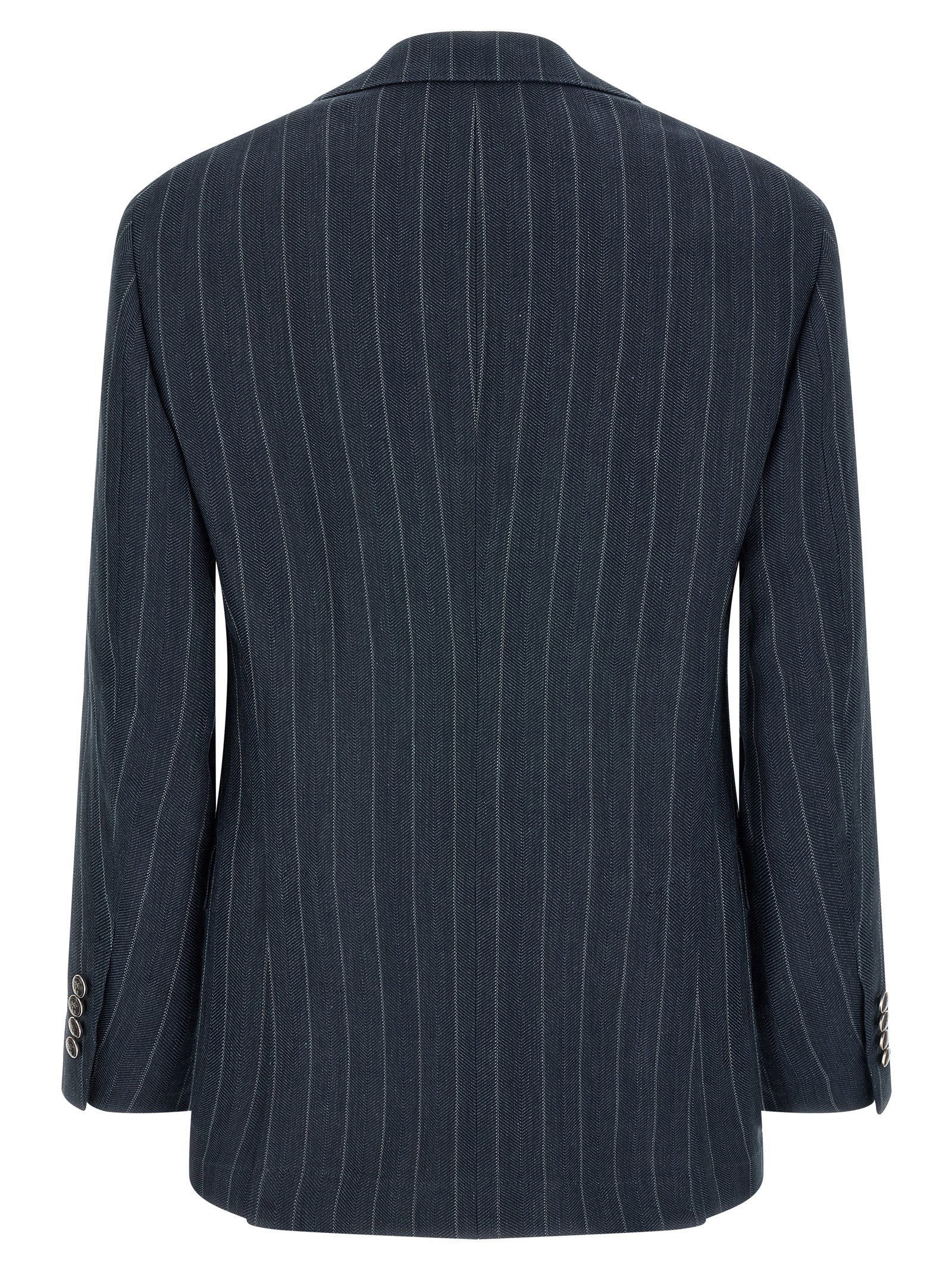 Brunello Cucinelli Tailor Blazer – 55% hemp, 45% silk - view 2