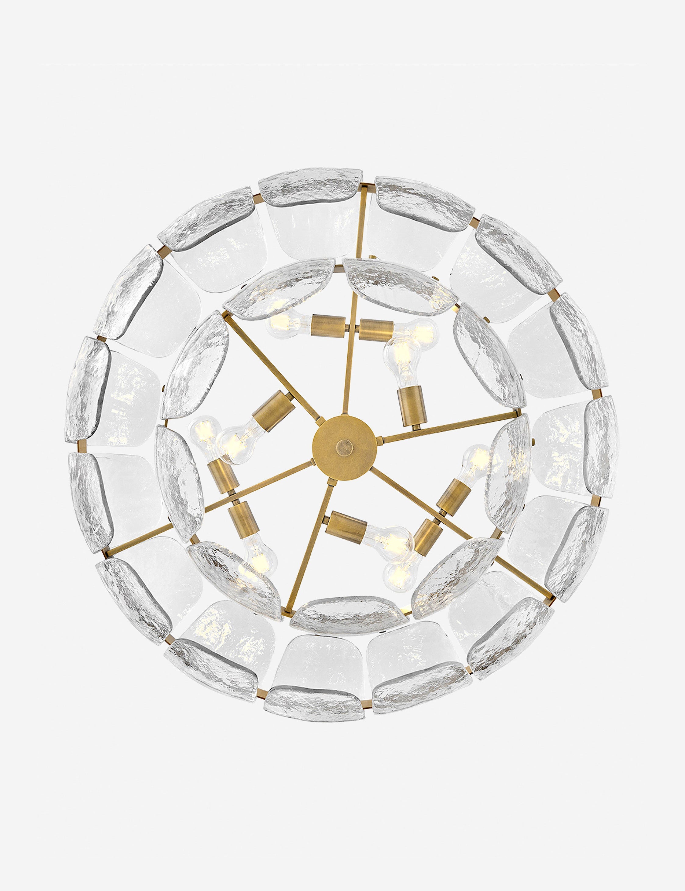 Lulu and Georgia Bascom Tiered Chandelier – Brass - view 5