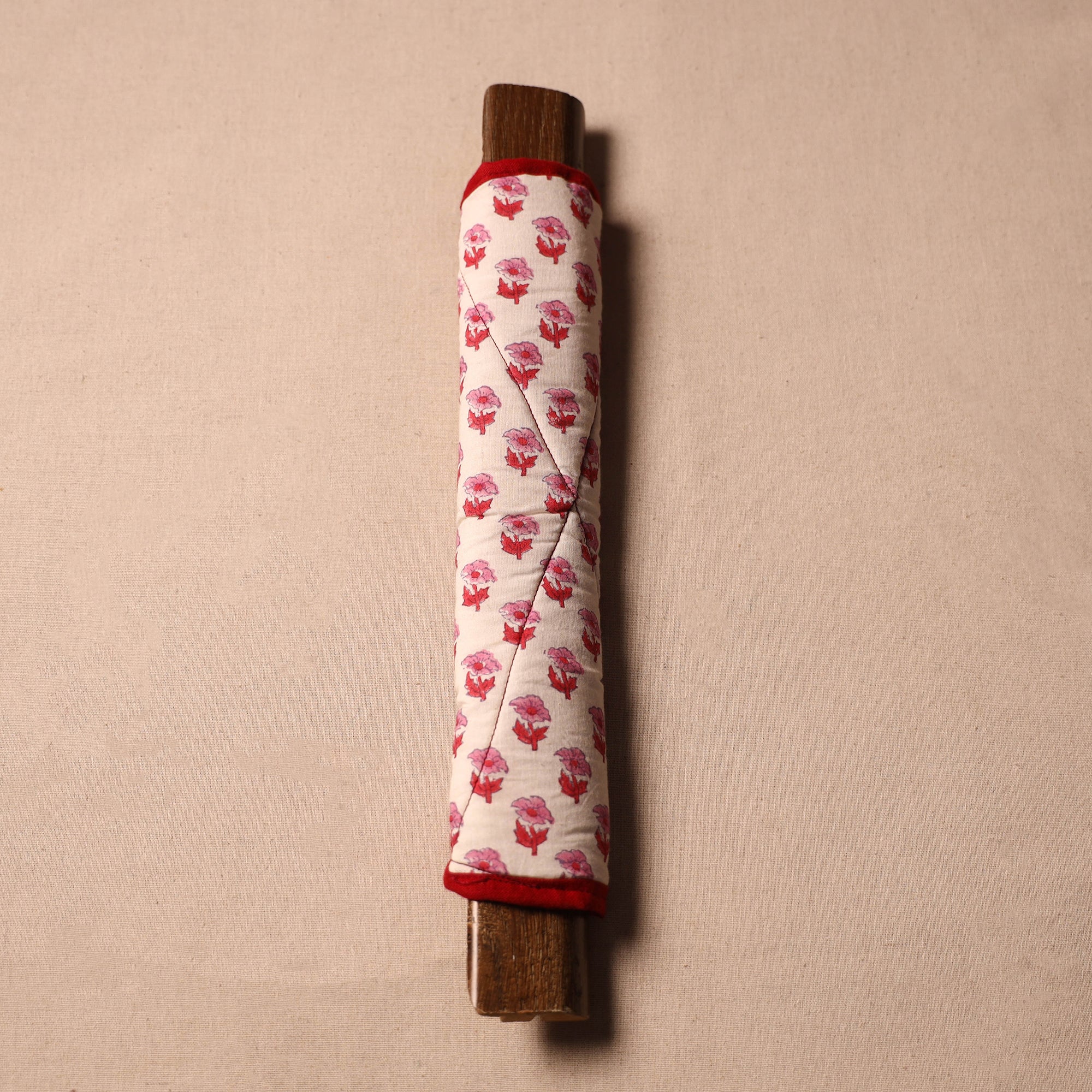 JALPARI Beige - Handmade Cotton Fridge Handle Cover 111