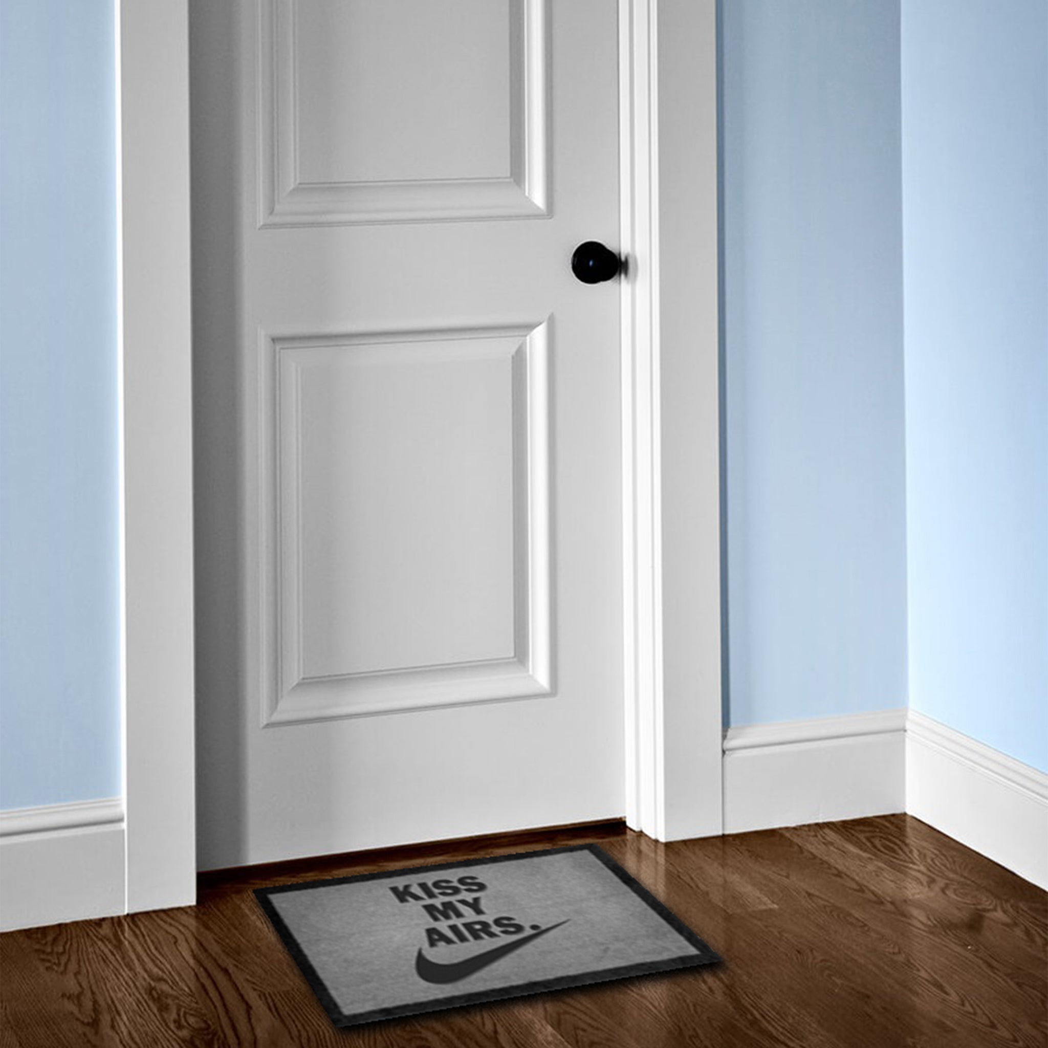 Project Crepslocker Kiss My Airs Light Grey Doormat 70x40cm