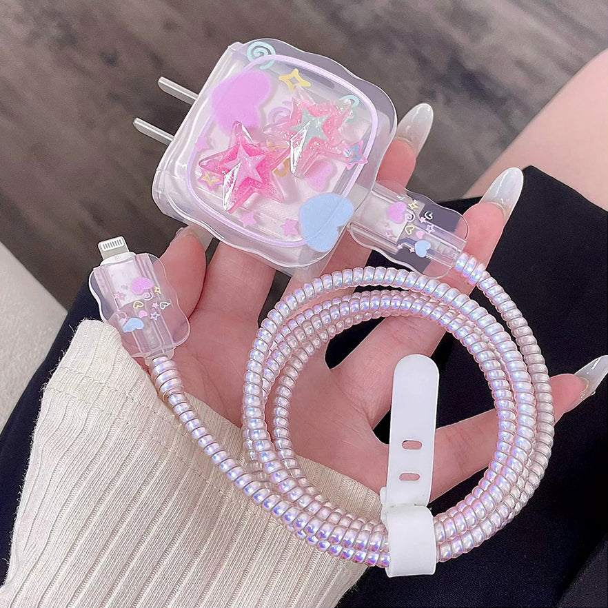 Peeperly Galaxy Glow Star Charger Protector Kit - view 2