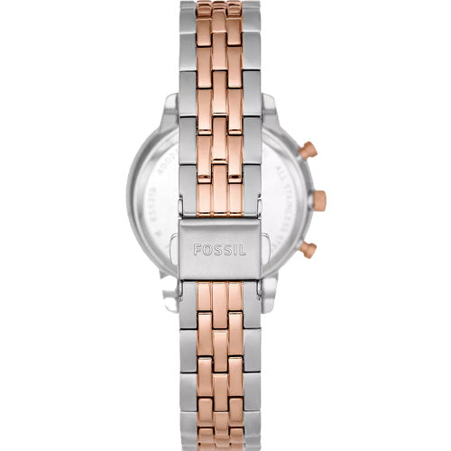 Fossil Neutra Women's Mother-Of-Pearl Dial & Rose Gold Chain Watch - view 2