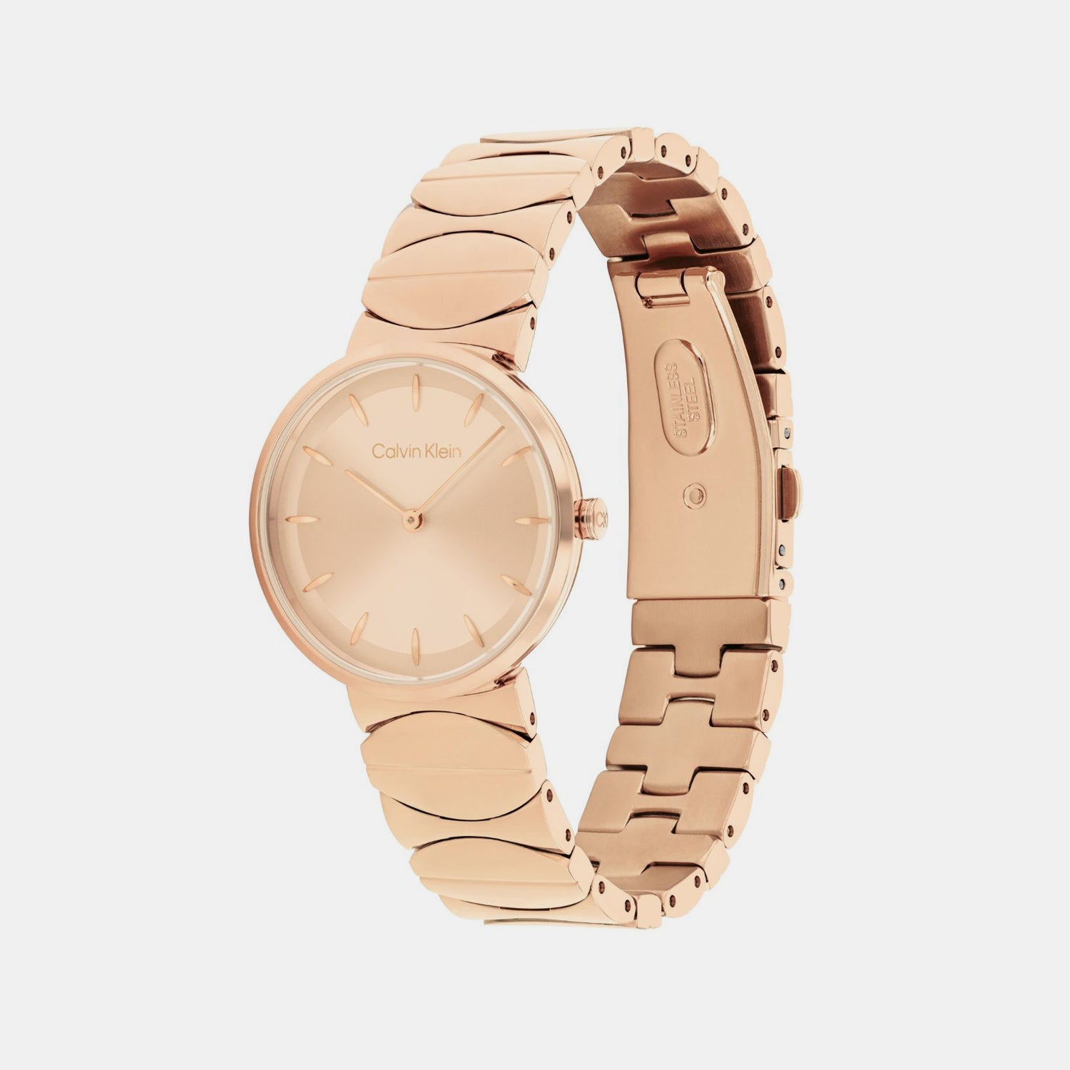 Calvin Klein Ck Enchant Women Quartz Carnation Gold Dial Analog Stainless Steel Watch 25700001 - view 2