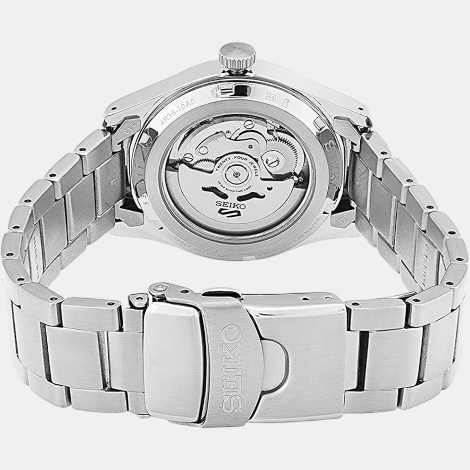 Seiko 5 Sports Men Automatic Black Dial Analog Stainless Steel Watch SRPG27K1 - view 3