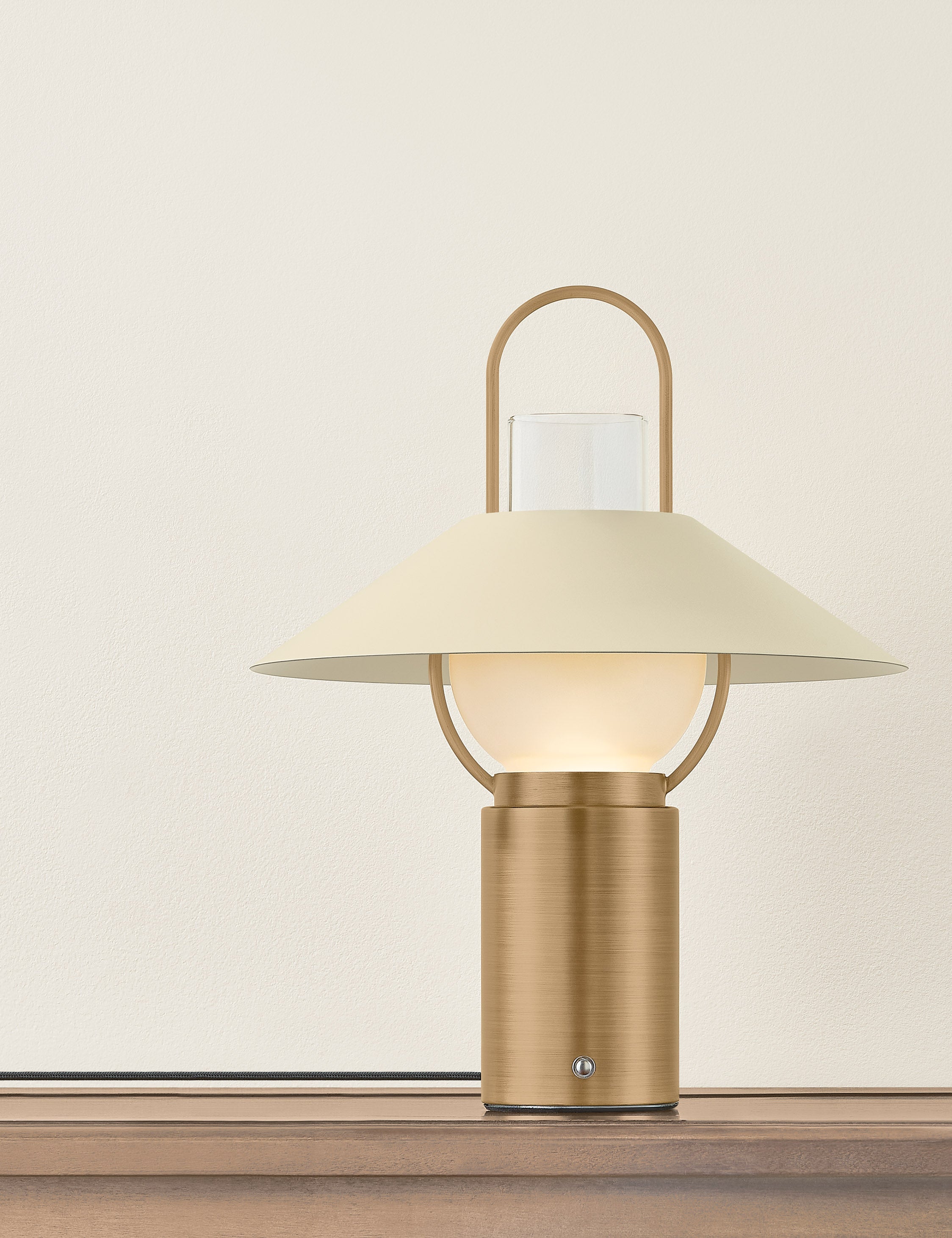 Lulu and Georgia Leland Cordless Table Lamp – Patina Brass - view 2