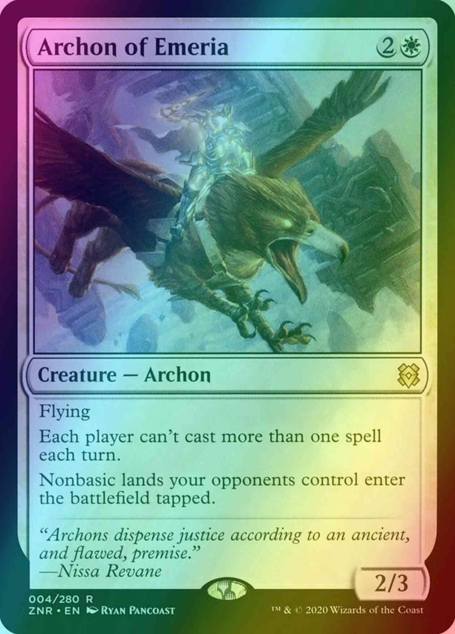 Magic Archon of Emeria [4] [Zendikar Rising] [Foil]