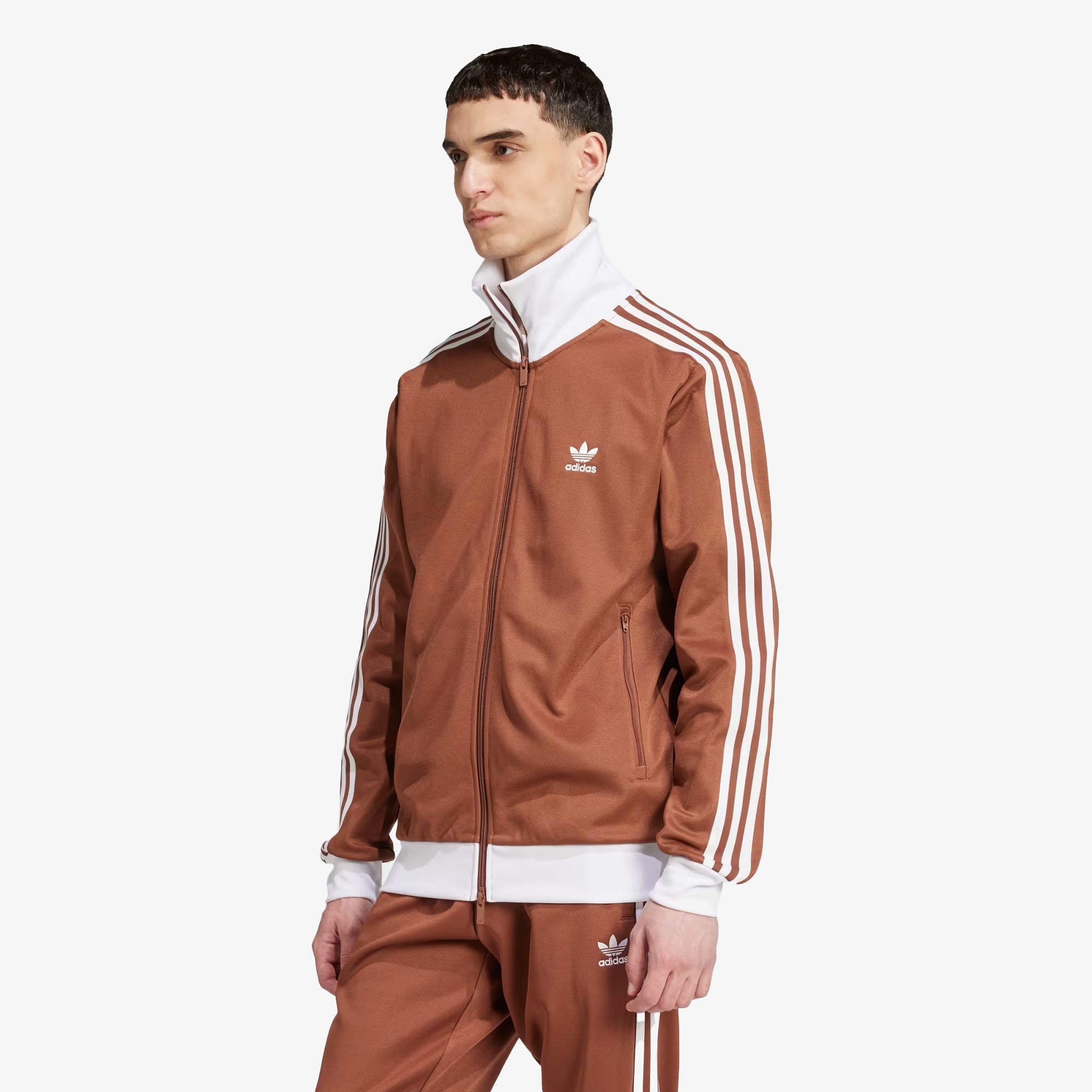 Adidas Originals | Adicolor Classics Beckenbauer Track Top { Preloved Brown - view 2