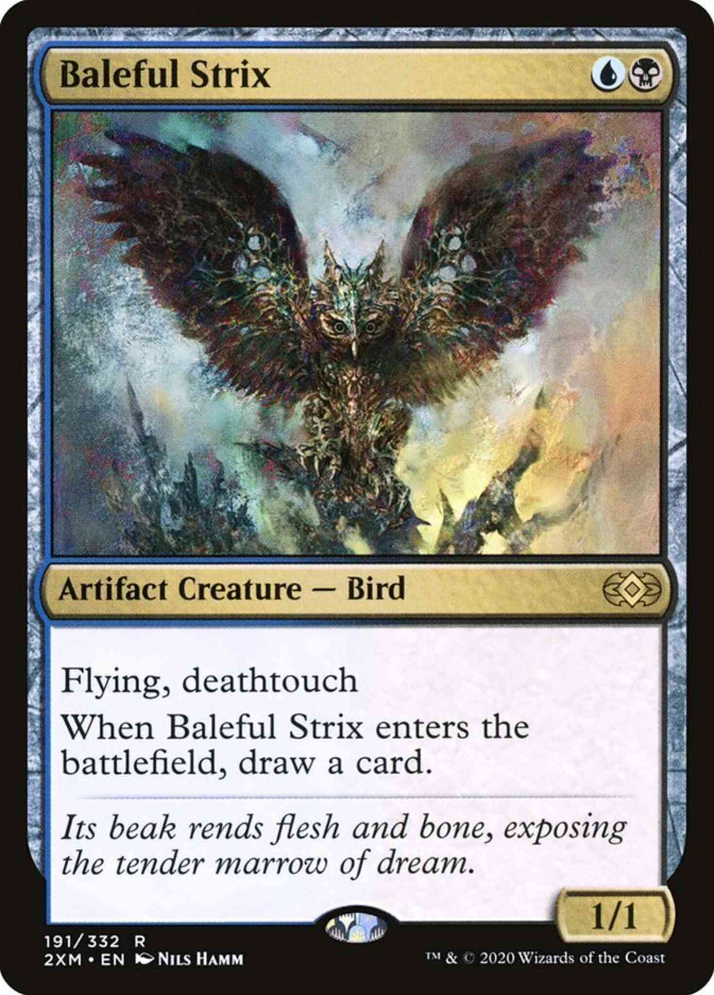 Baleful strix 191 – Magic Baleful Strix [191] [Double Masters] [Non-Foil]