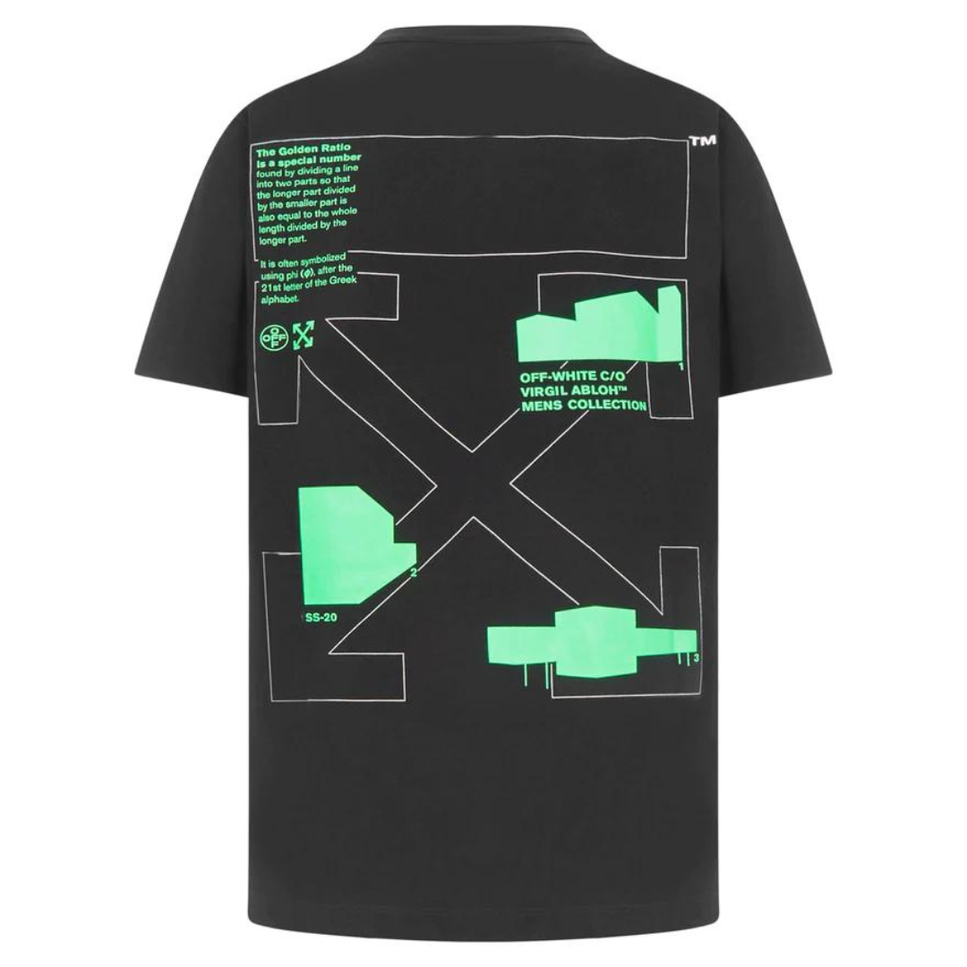 Cop Underdog Off-White Arch Shape Oversized Tee
