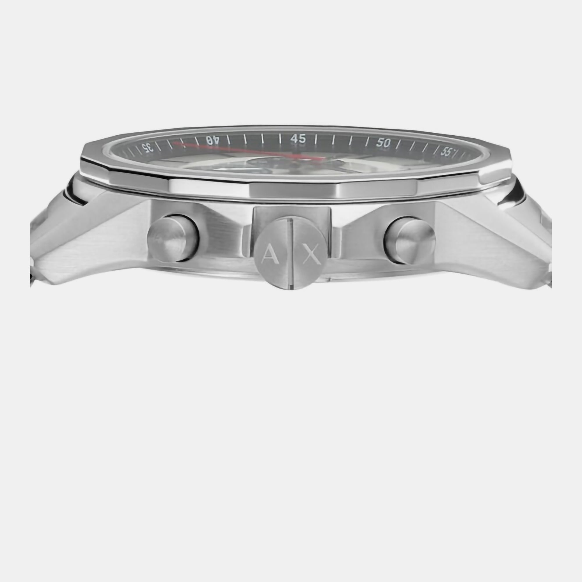 Armani Exchange Banks Men Quartz Silver Dial Chronograph Stainless Steel Watch AX1742 - view 4