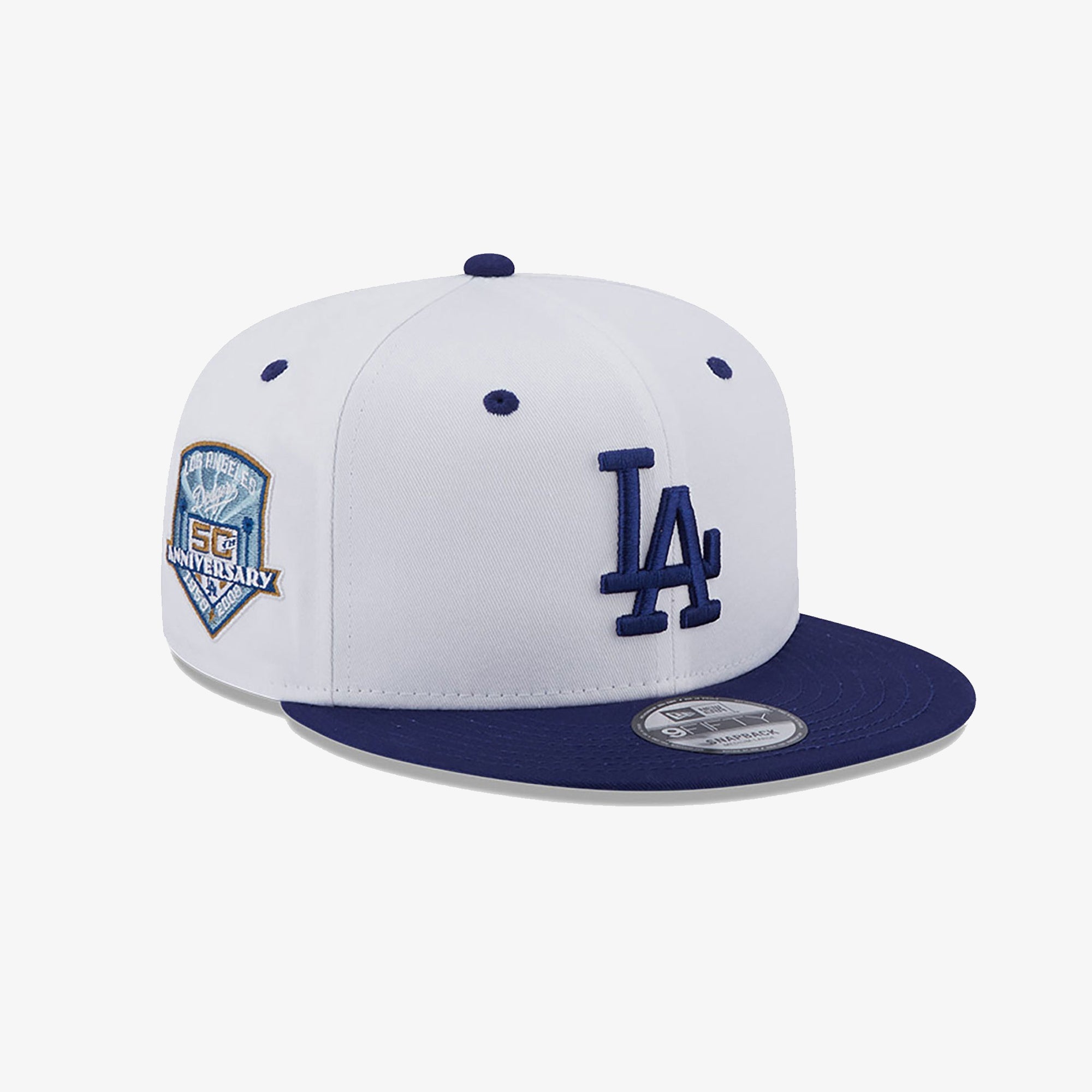 New Era | LA DODGERS WHITE CROWN PATCH WHITE 9FIFTY SNAPBACK CAP { WHITE