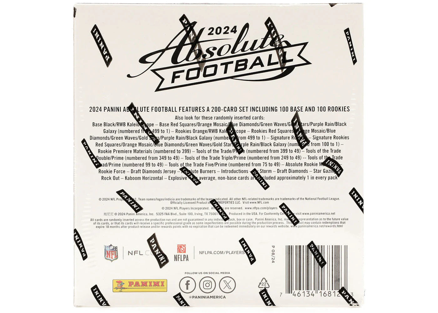 2024 Panini Absolute Football Mega Box - view 2