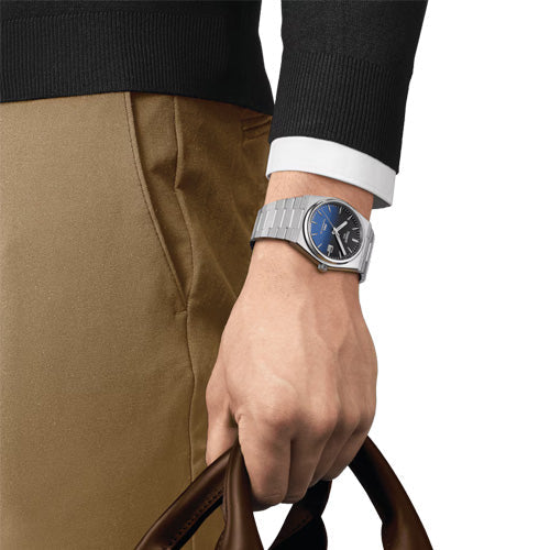 Tissot T-Classic PRX Blue Dial Men 40mm T1374071105101 - view 3