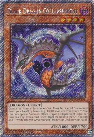 Yu-Gi-Oh! Black Dragon Collapserpent - RA04-EN204 - Platinum Secret Rare - 1st Edition