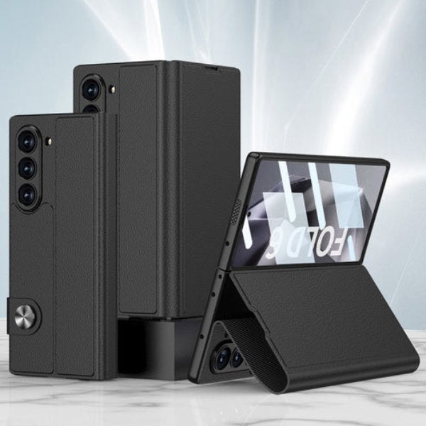 Million Cases Galaxy Z Fold6 Rich Luxe Corporate Leather Case
