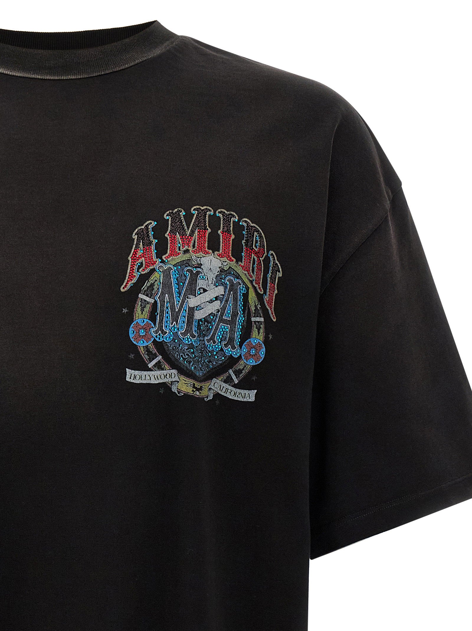 Amiri Crystal Hollywood T-shirt – 100% cotton - view 3