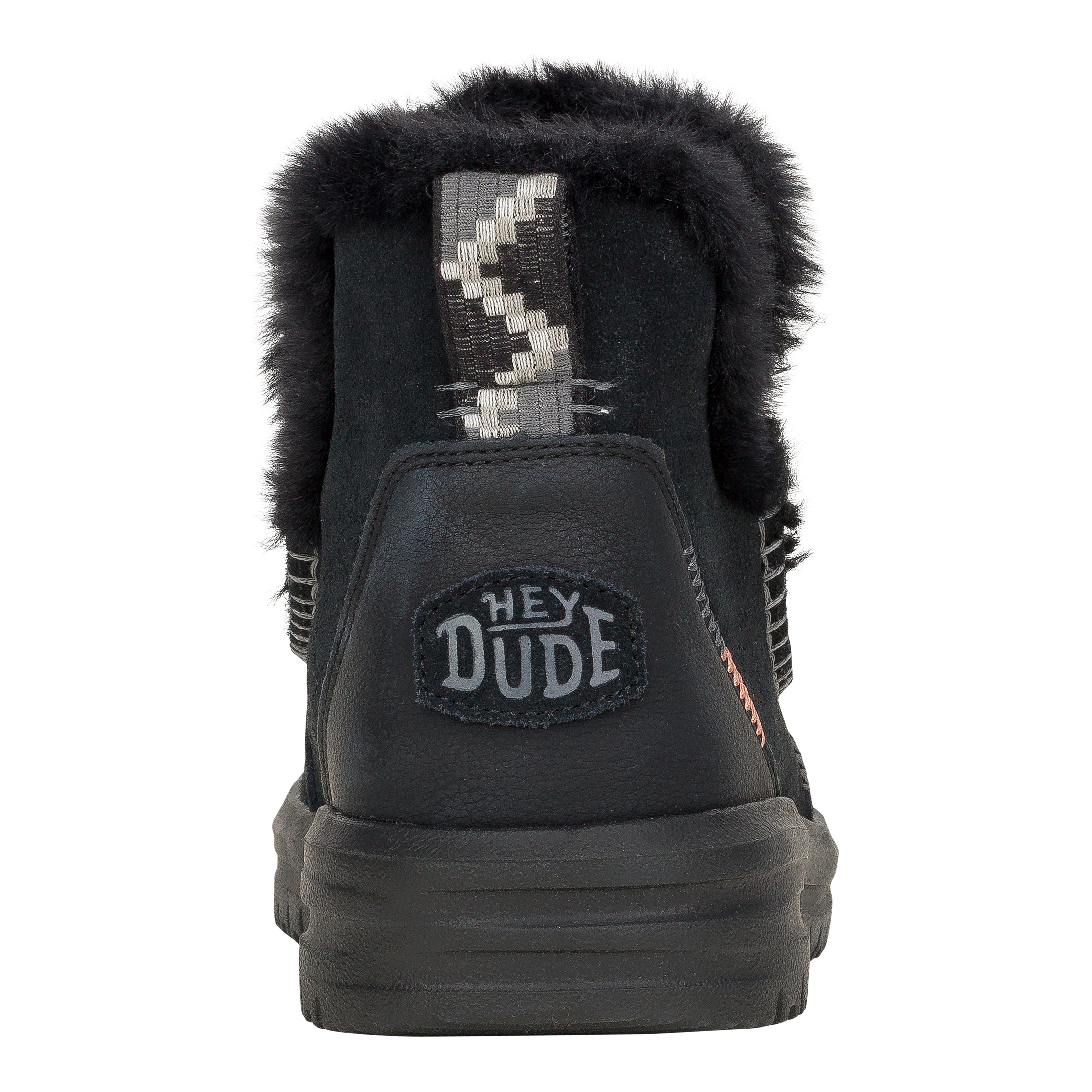 HEYDUDE shoes Camden Suede - Black/Black – Women's - view 2