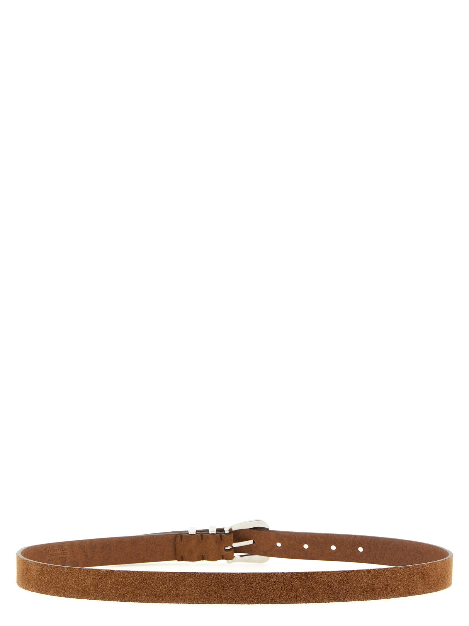 Brunello Cucinelli Metal Toe Cap Belt - view 2
