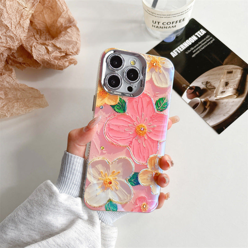 Peeperly Fantasy Rhinestone Oil Painting Floral Case - view 6