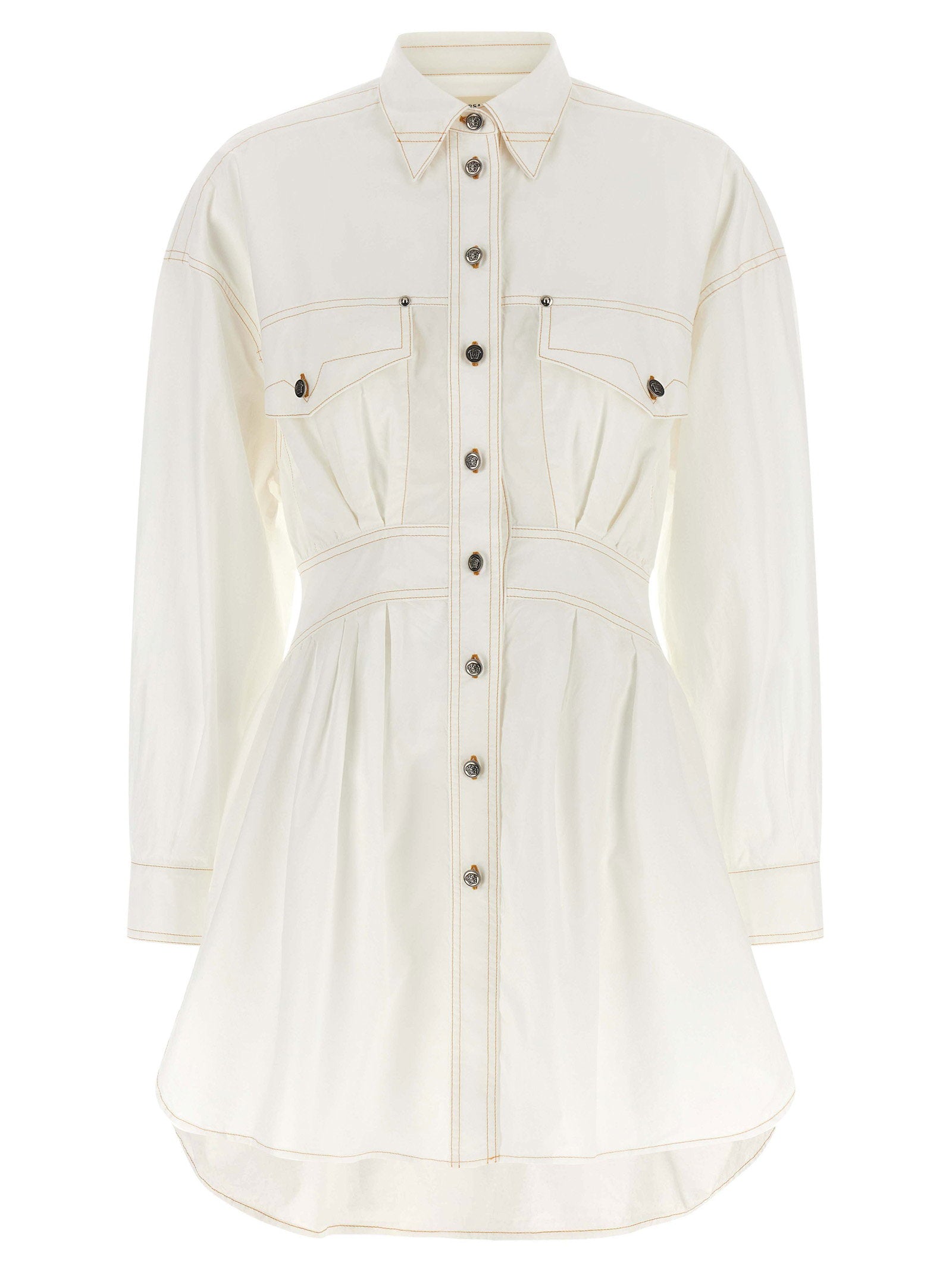 Versace Medusa Shirt Dress – 100% cotton