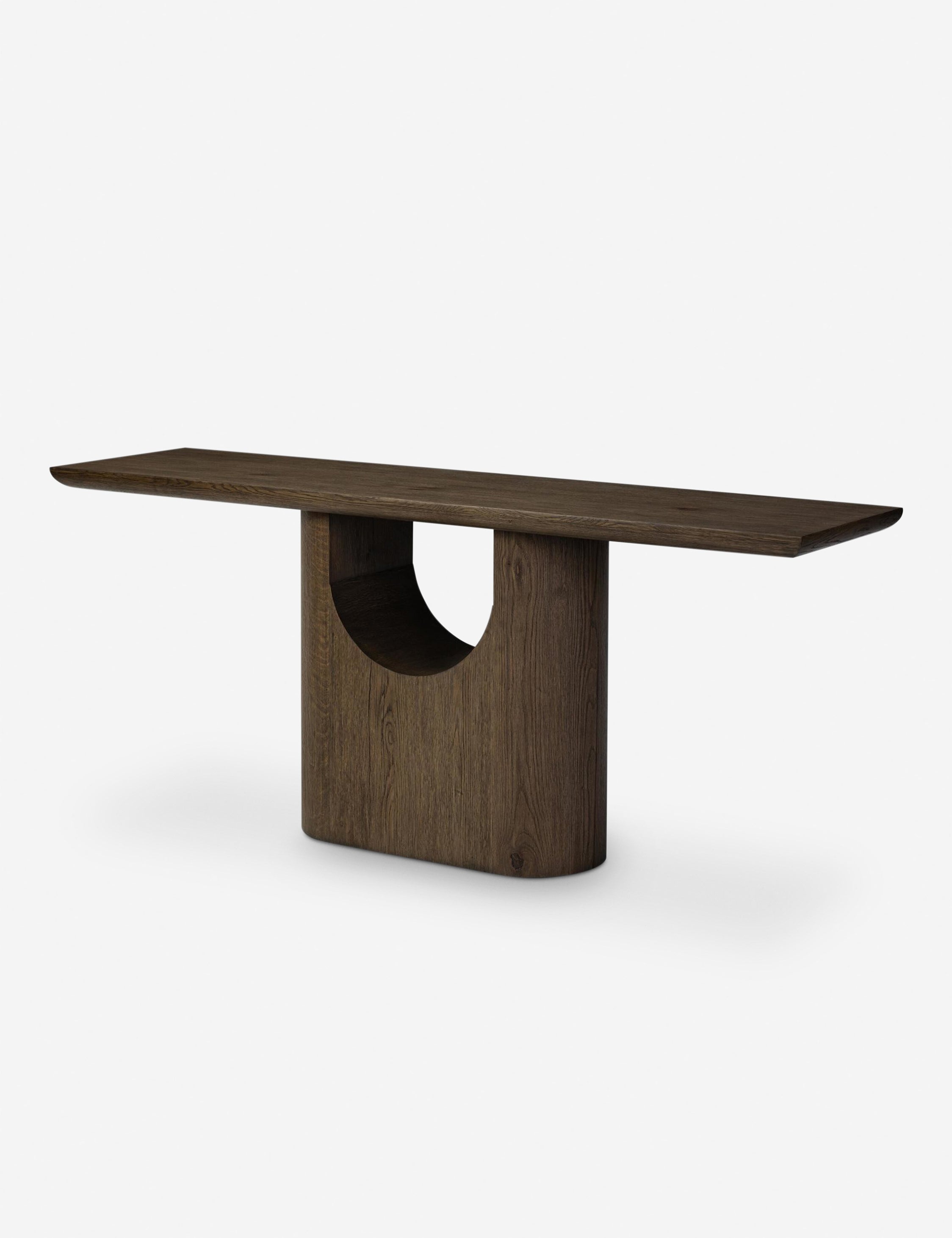 Lulu and Georgia Leda Console Table – Brown Oak - view 3
