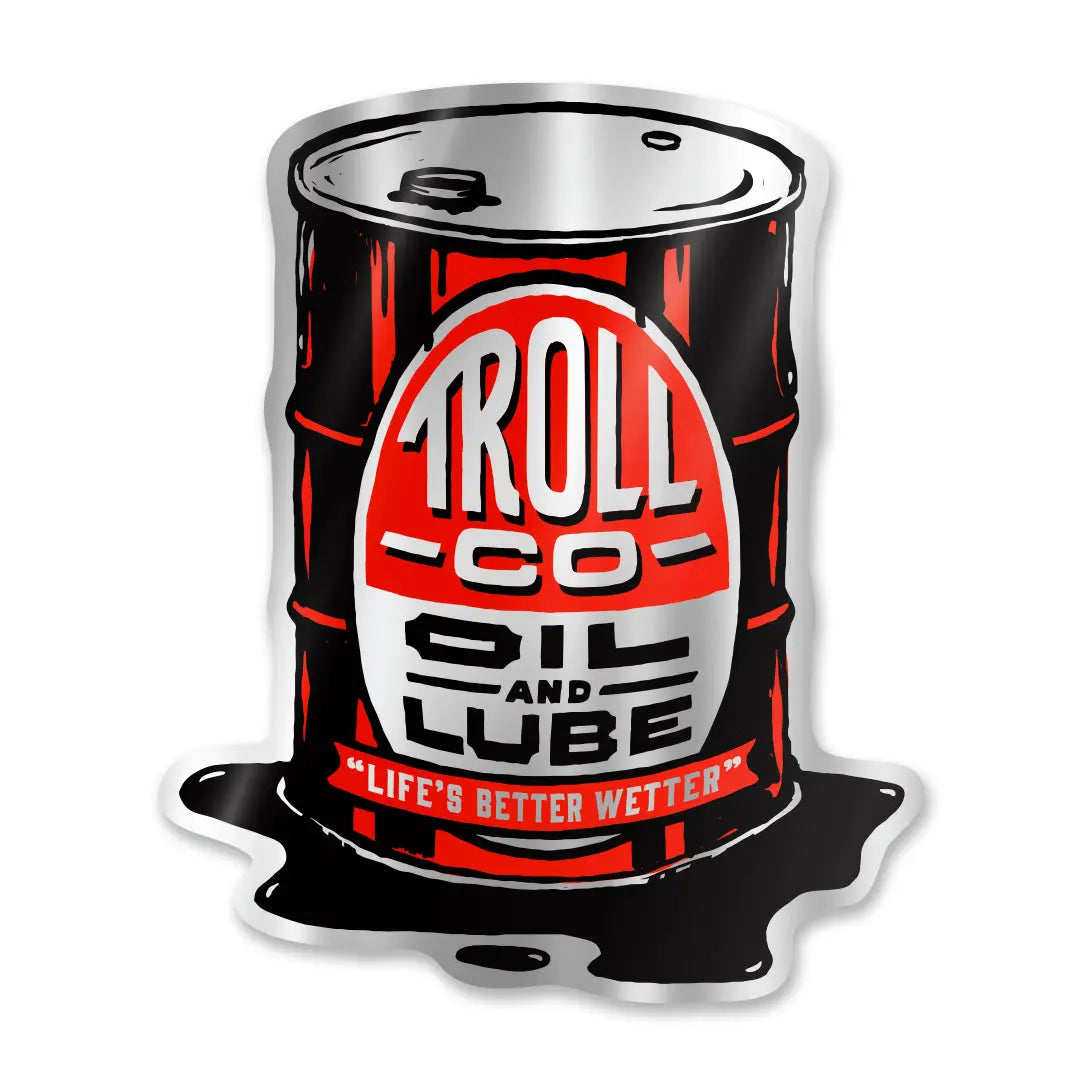 Radial TC Oil and Lube Sticker