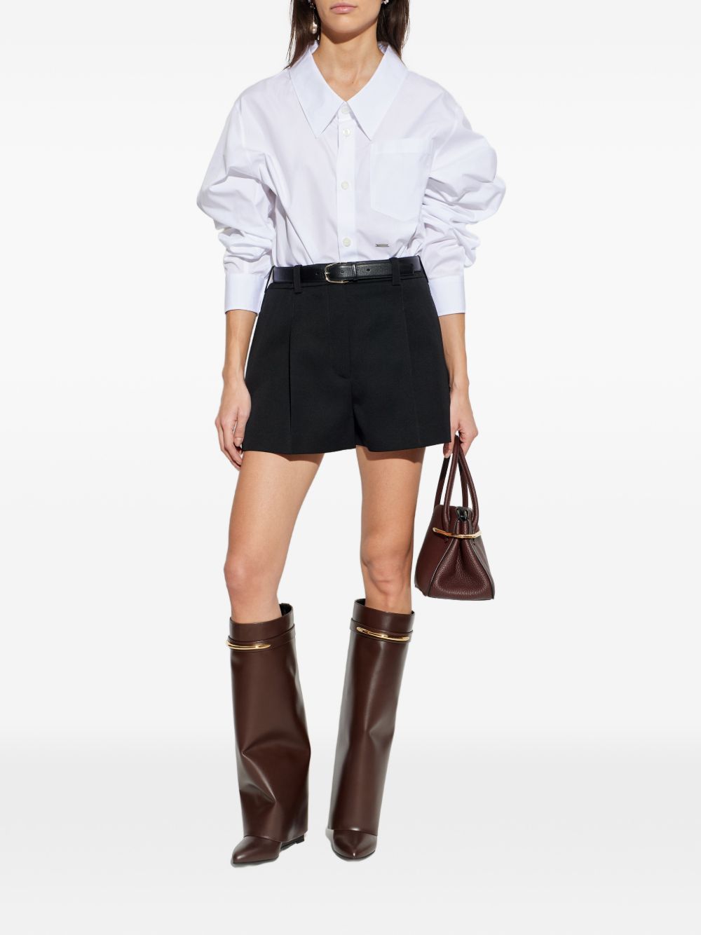 Givenchy Wool pleated shorts – 100% Wool - view 2