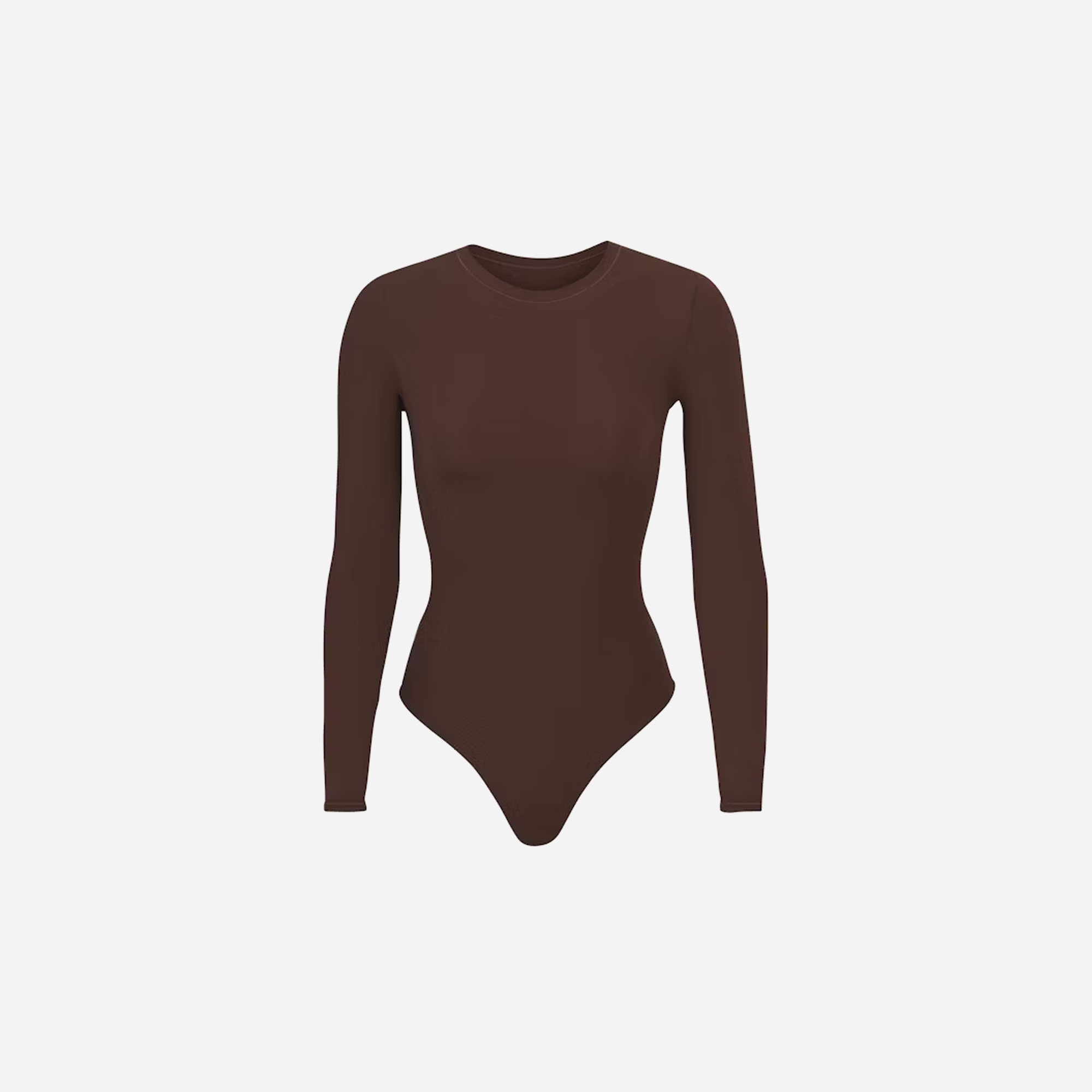 Skims Long Sleeve Crew Neck Bodysuit Fits Everybody