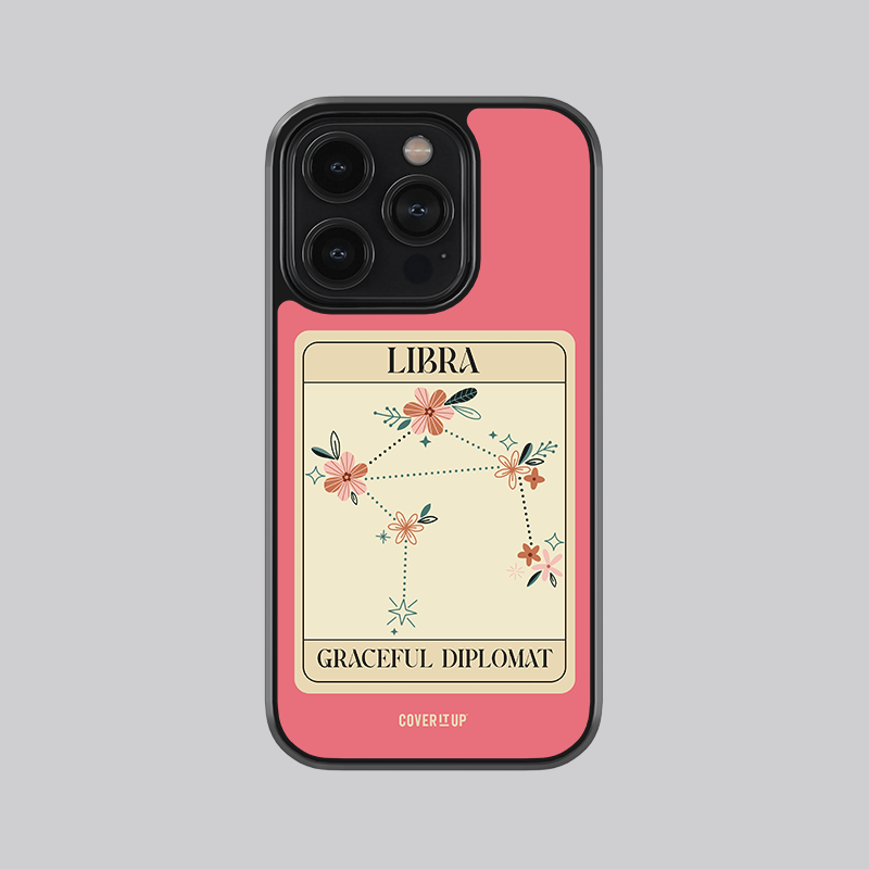 Cover It Up Libra Zodiac Glass Case