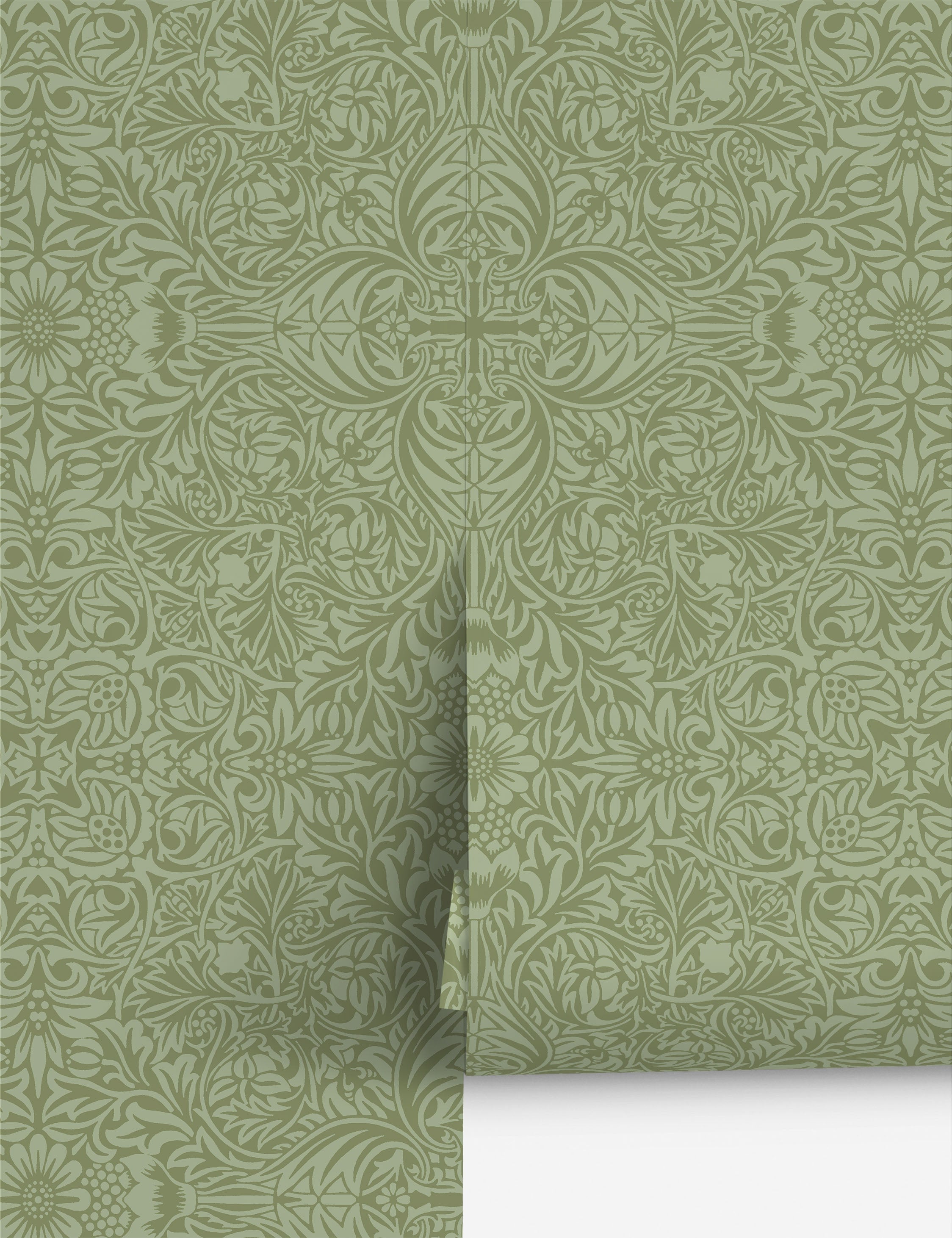 Lulu and Georgia Ceiling Wallpaper by Morris & Co. - view 3
