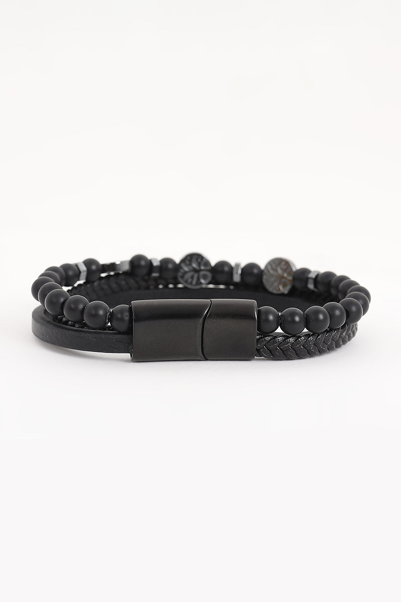 SNITCH Midnight Eclipse Braid Bracelet – Black - view 6