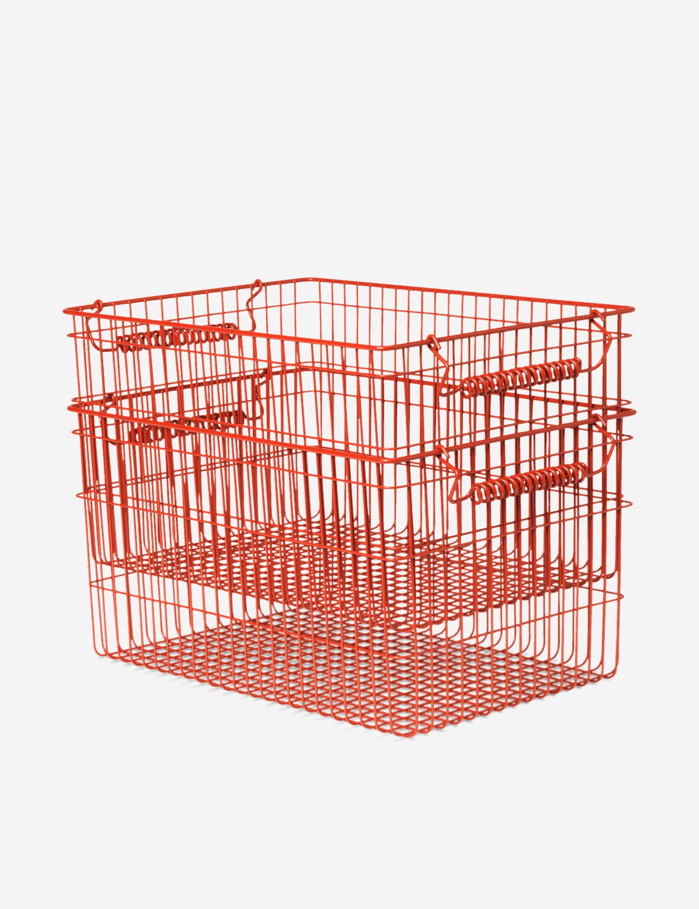 Lulu and Georgia Cala Stackable Baskets (Set of 2) by Ferm Living - view 13