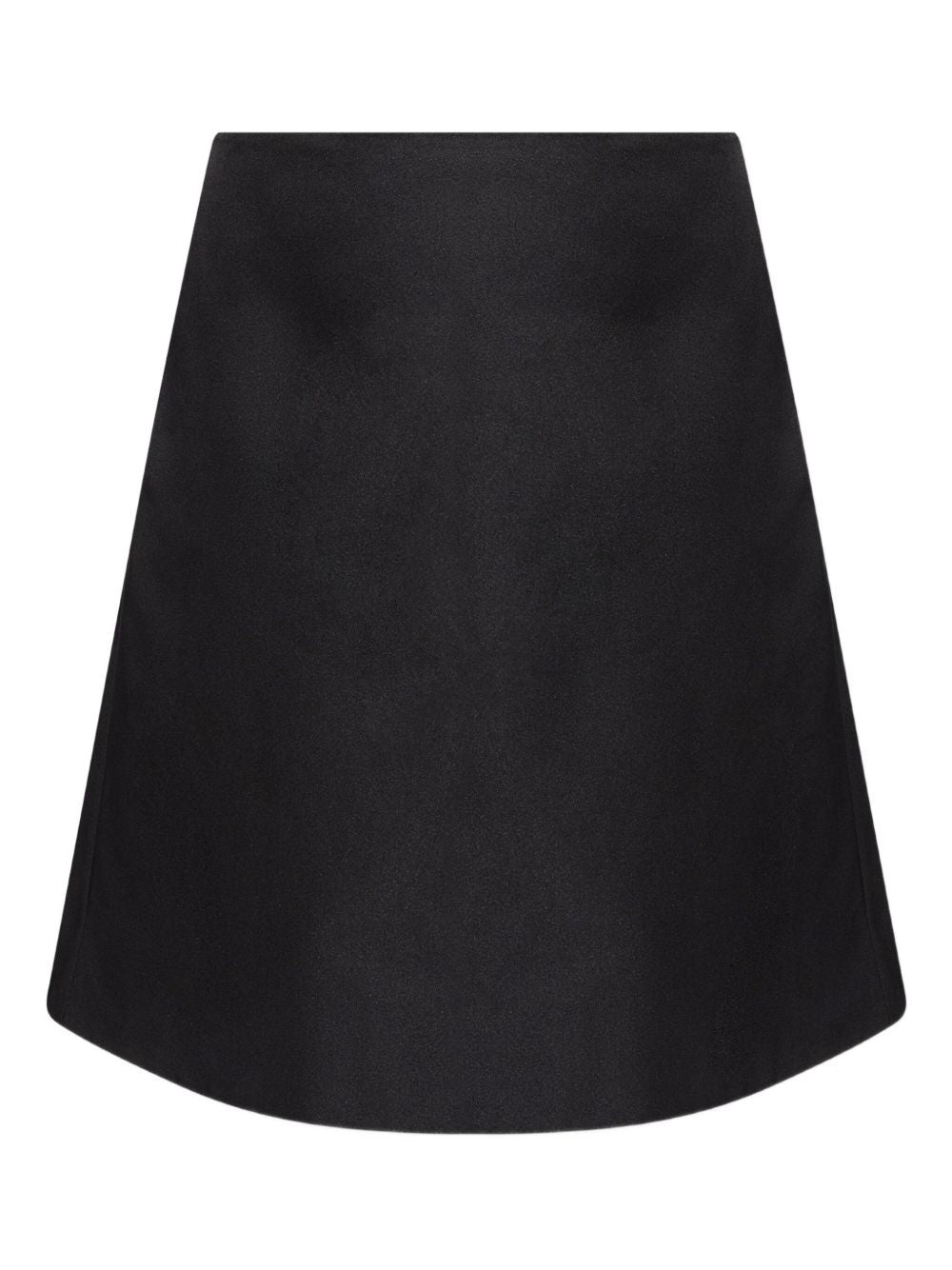 Alexander McQueen Satin A-line skirt – Polyester 61%, Silk 39%