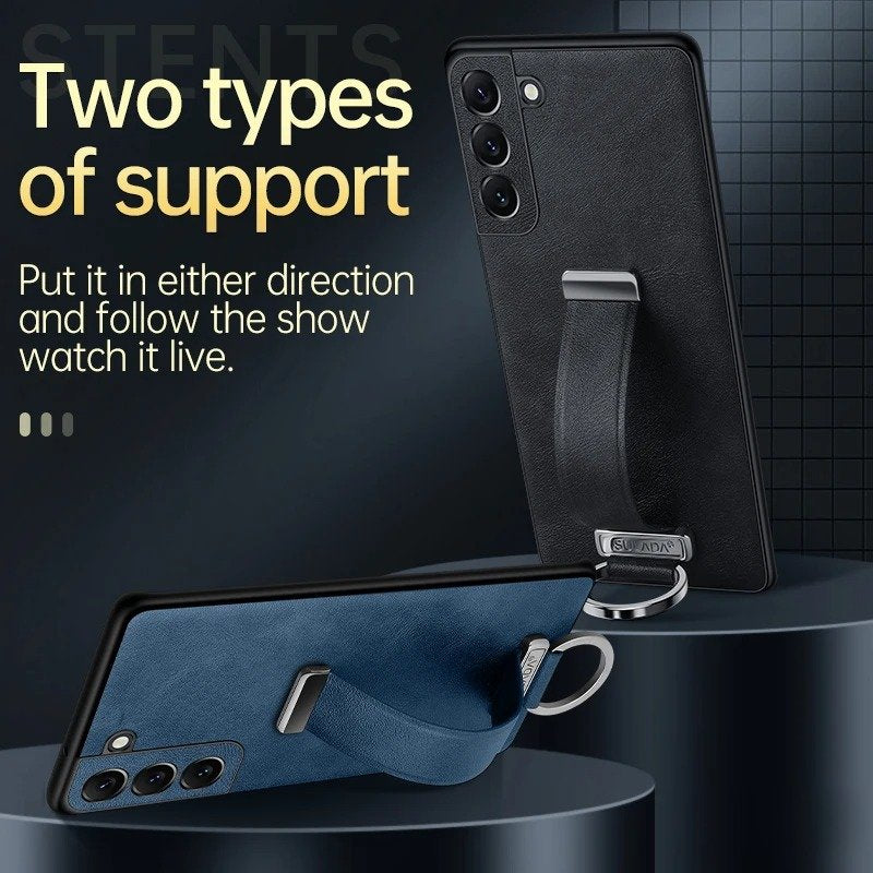 Million Cases Wristband Leather Shockproof Business Case - Samsung - view 5