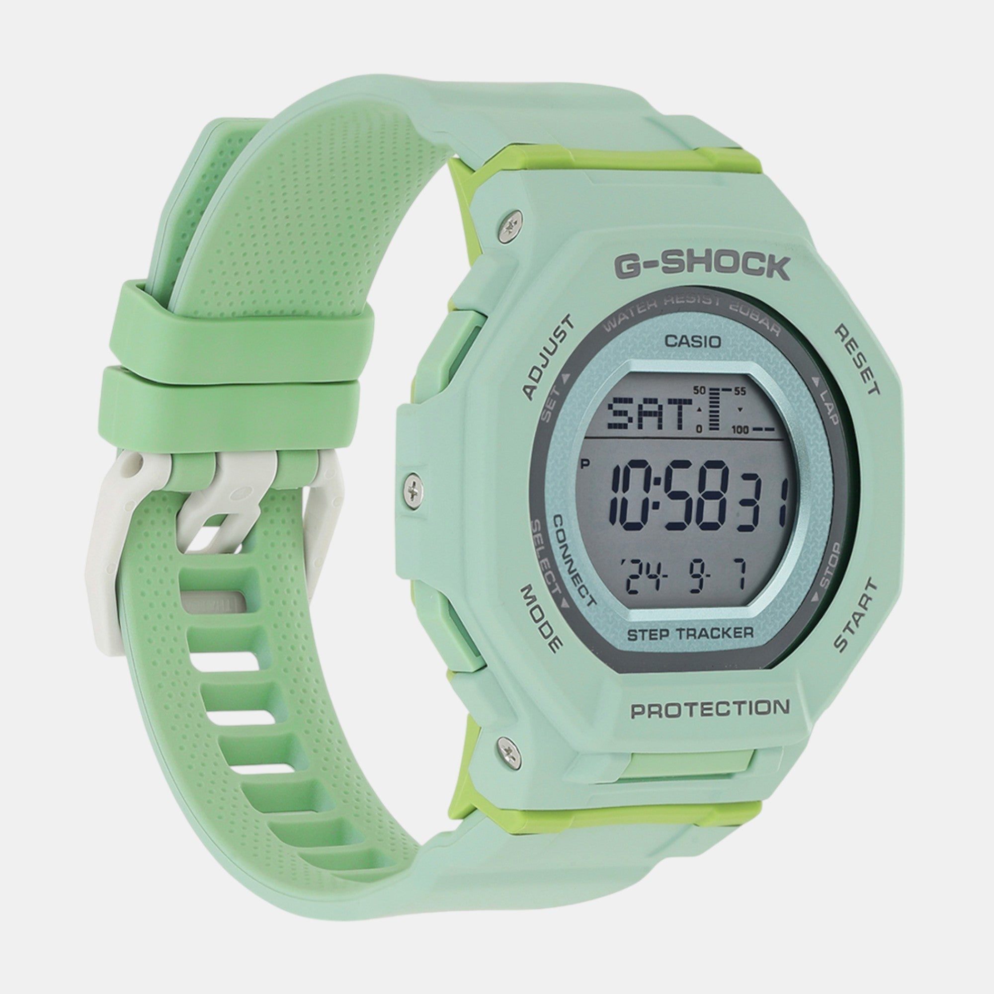 Casio G-Shock Women Quartz Green Dial Digital Resin Watch G1618 - view 3